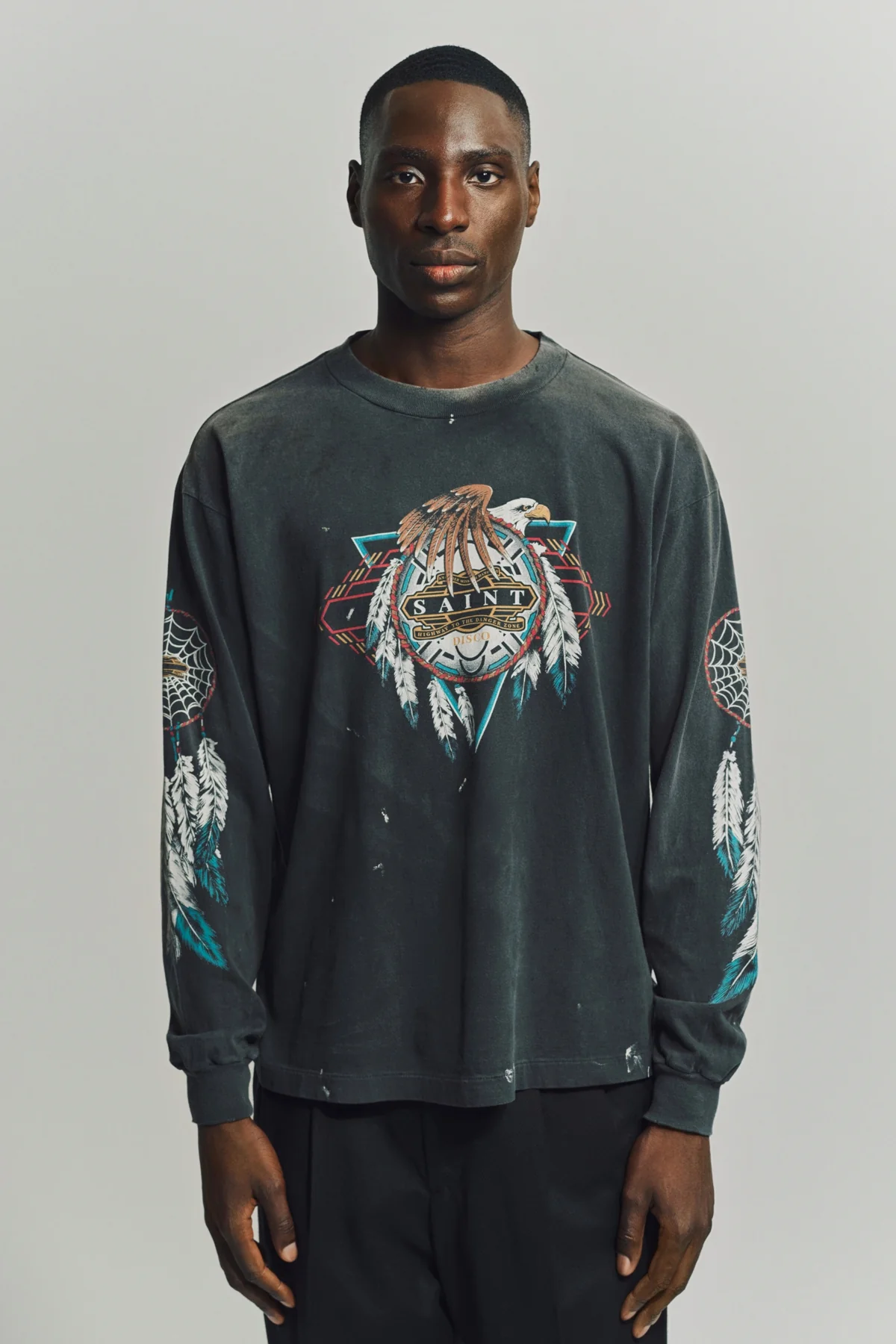 SAINT MICHAEL | SAINT DISCO LONG SLEEVE T-SHIRT - Image 2