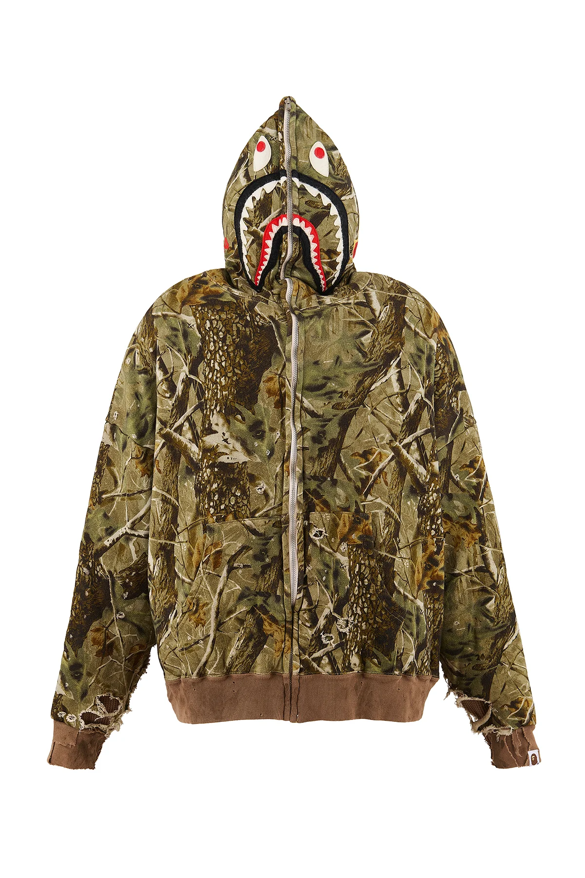 SAINT MICHAEL | SHARK BAPE ZIP HOODIE - Image 2