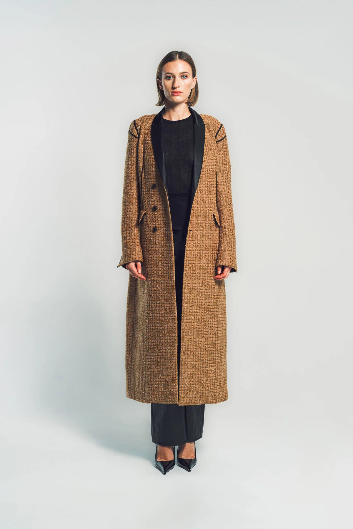 SAPIO | NO. 30 GOLD THREAD TWEED COAT - Image 2