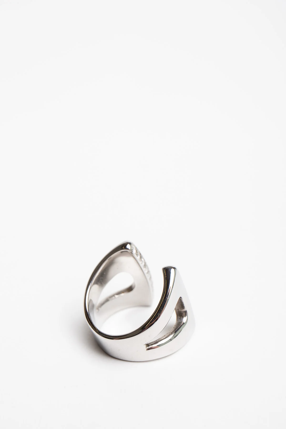 SARAH JANE WILDE | STAINLESS STEEL & DIAMOND RING - Image 3
