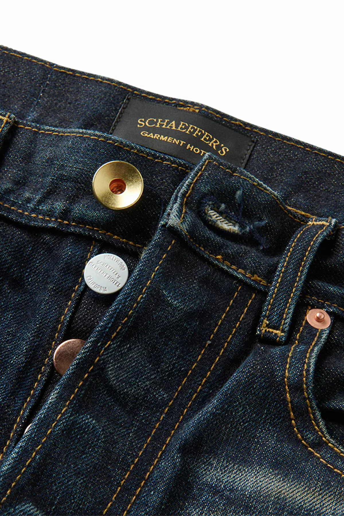 SCHAEFFER'S GARMENT HOTEL | 103 ARTIST PATINA INDIGO WASHED JEANS - Image 3
