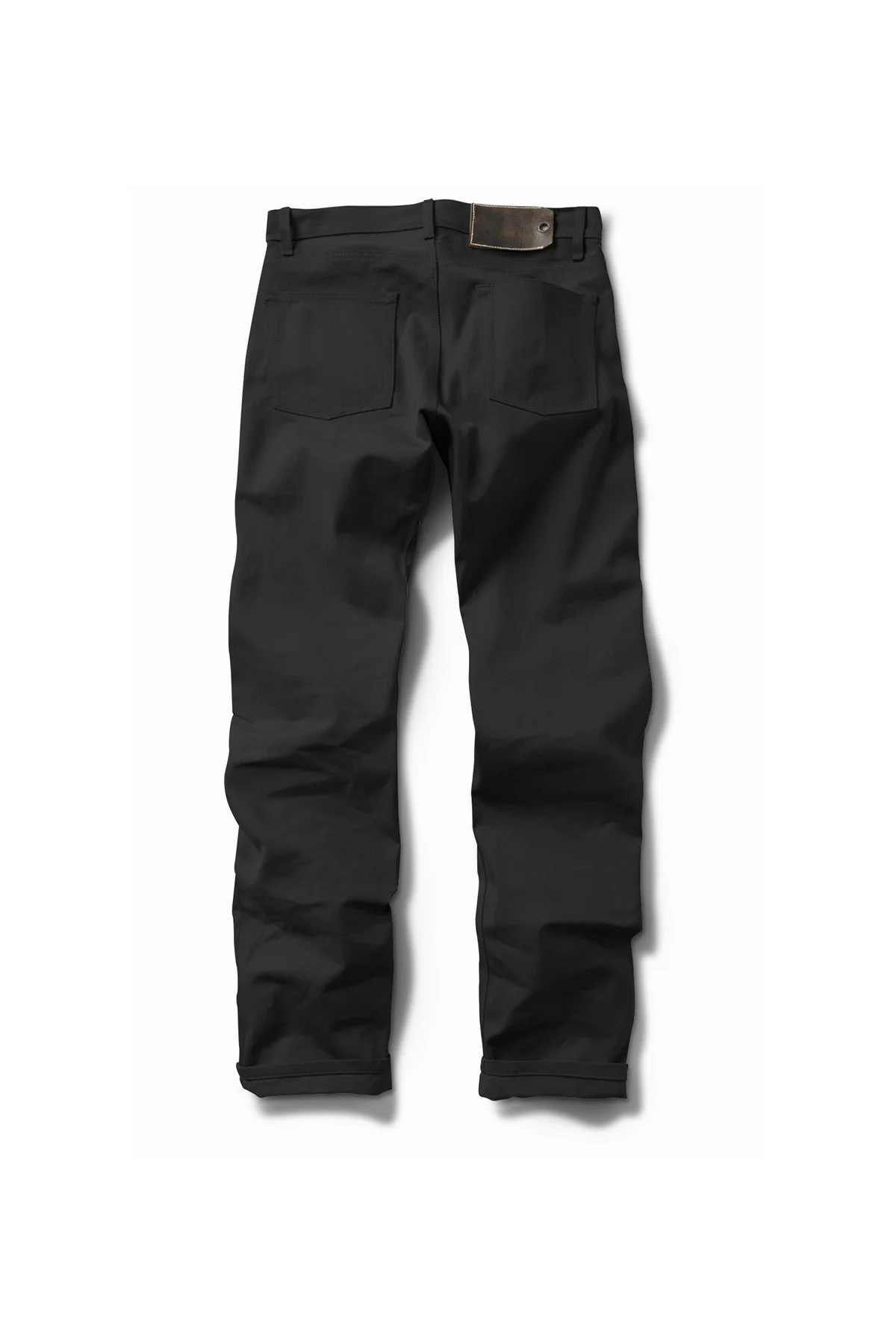 SCHAEFFER'S GARMENT HOTEL | BLACK JAPANESE STRETCH DOUBLE FRONT - 103 TALL RISE JEANS - Image 2