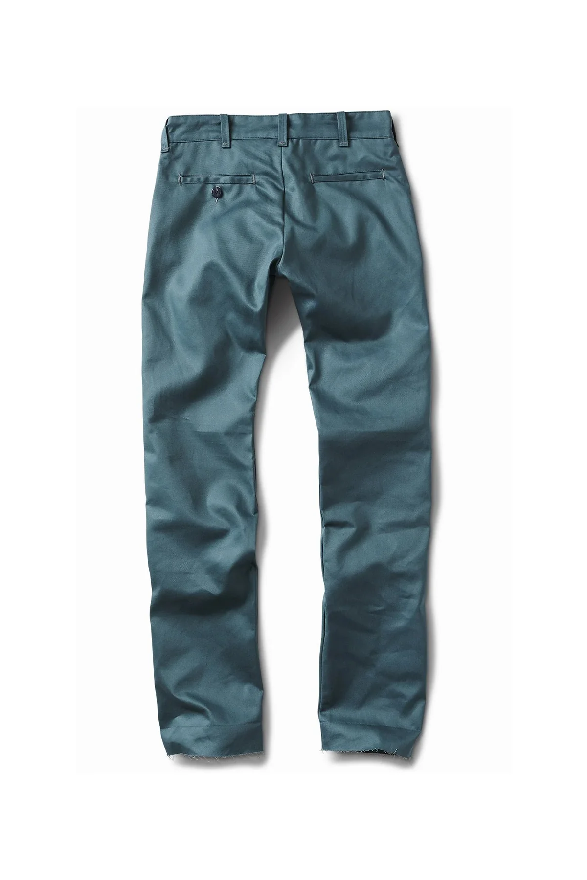 SCHAEFFER'S GARMENT HOTEL | JAPANESE WAXED CHINO PANTS IN AQUA TEAL - Image 2
