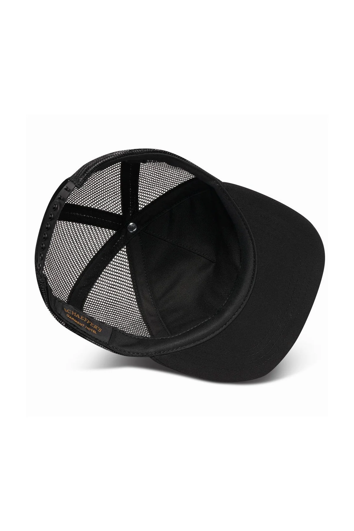 SCHAEFFER'S GARMENT HOTEL | ORANGE LABEL TRUCKER HAT - Image 3