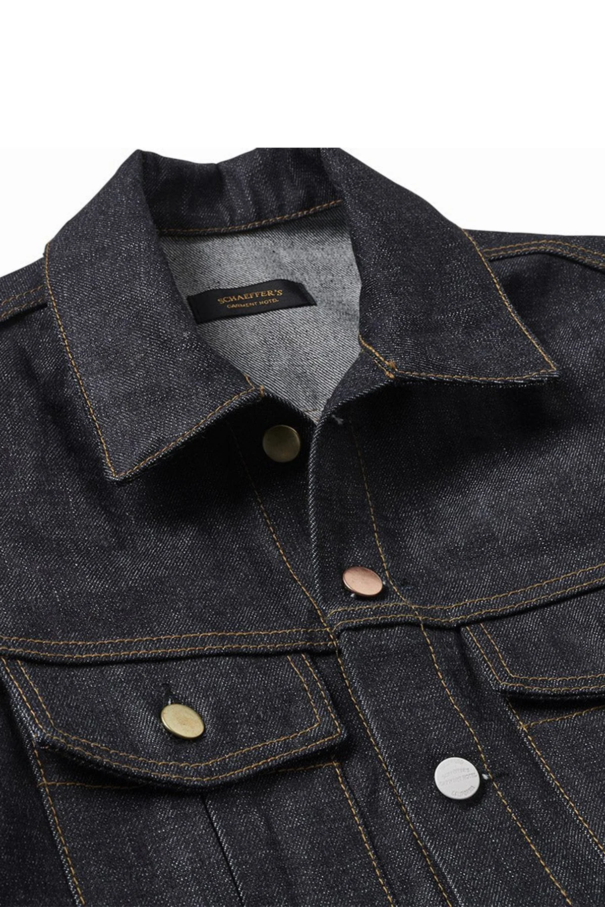 SCHAEFFER'S GARMENT HOTEL | ROPE INDIGO DENIM JACKET - Image 3