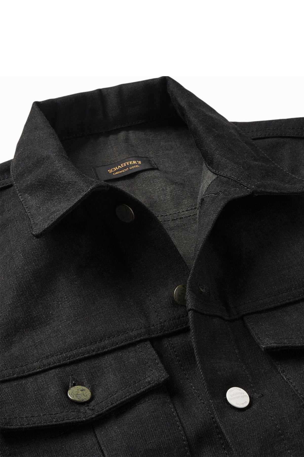 SCHAEFFER'S GARMENT HOTEL | SULFUR BLACK DENIM JACKET - Image 3