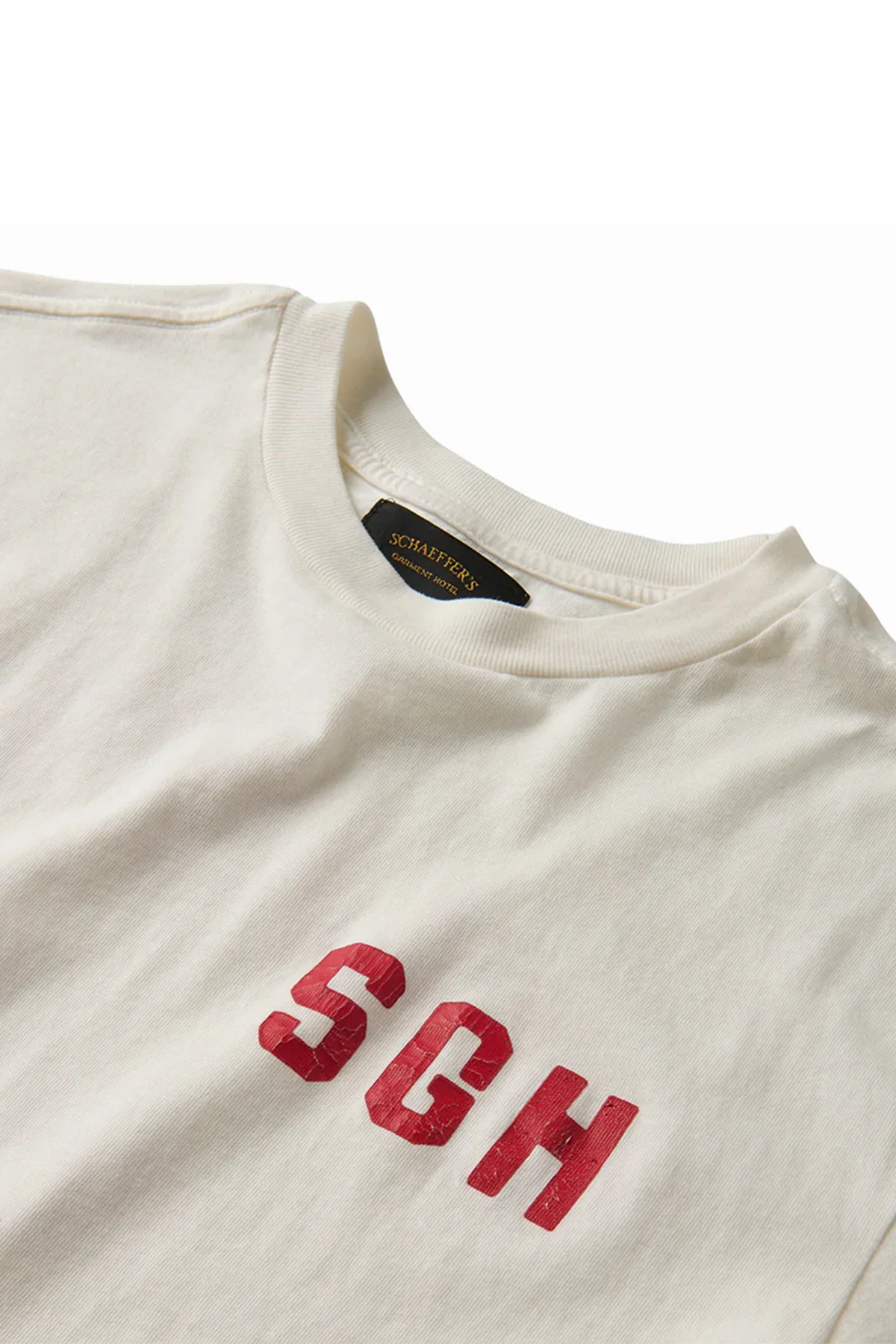 SCHAEFFER'S GARMENT HOTEL | WHITE CYCLE RAW TEE - Image 3