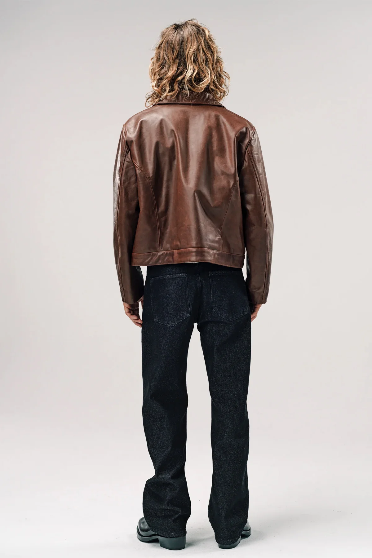 SECOND/LAYER | JIMMY LEATHER JACKET - Image 5