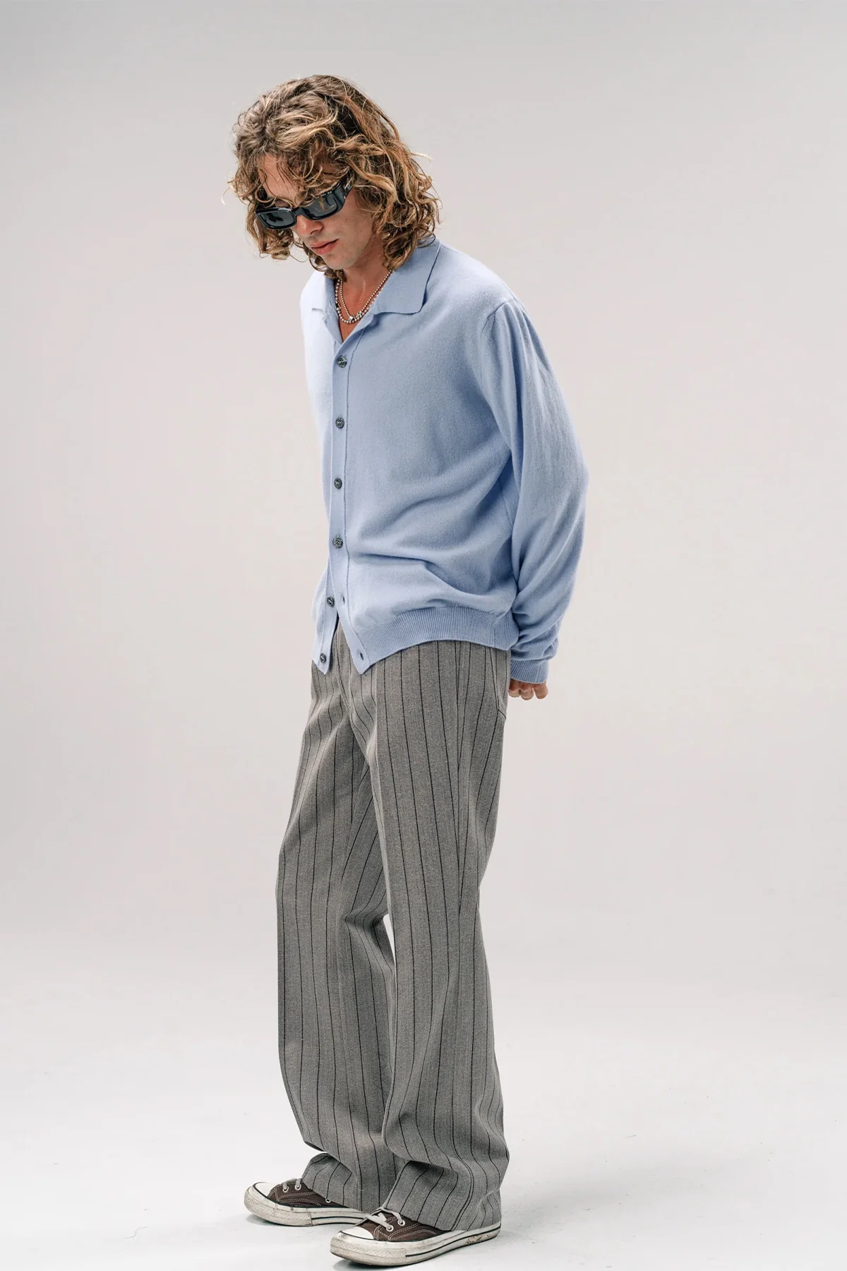 SECOND/LAYER | PINSTRIPE VALLUCO PANTS - Image 4