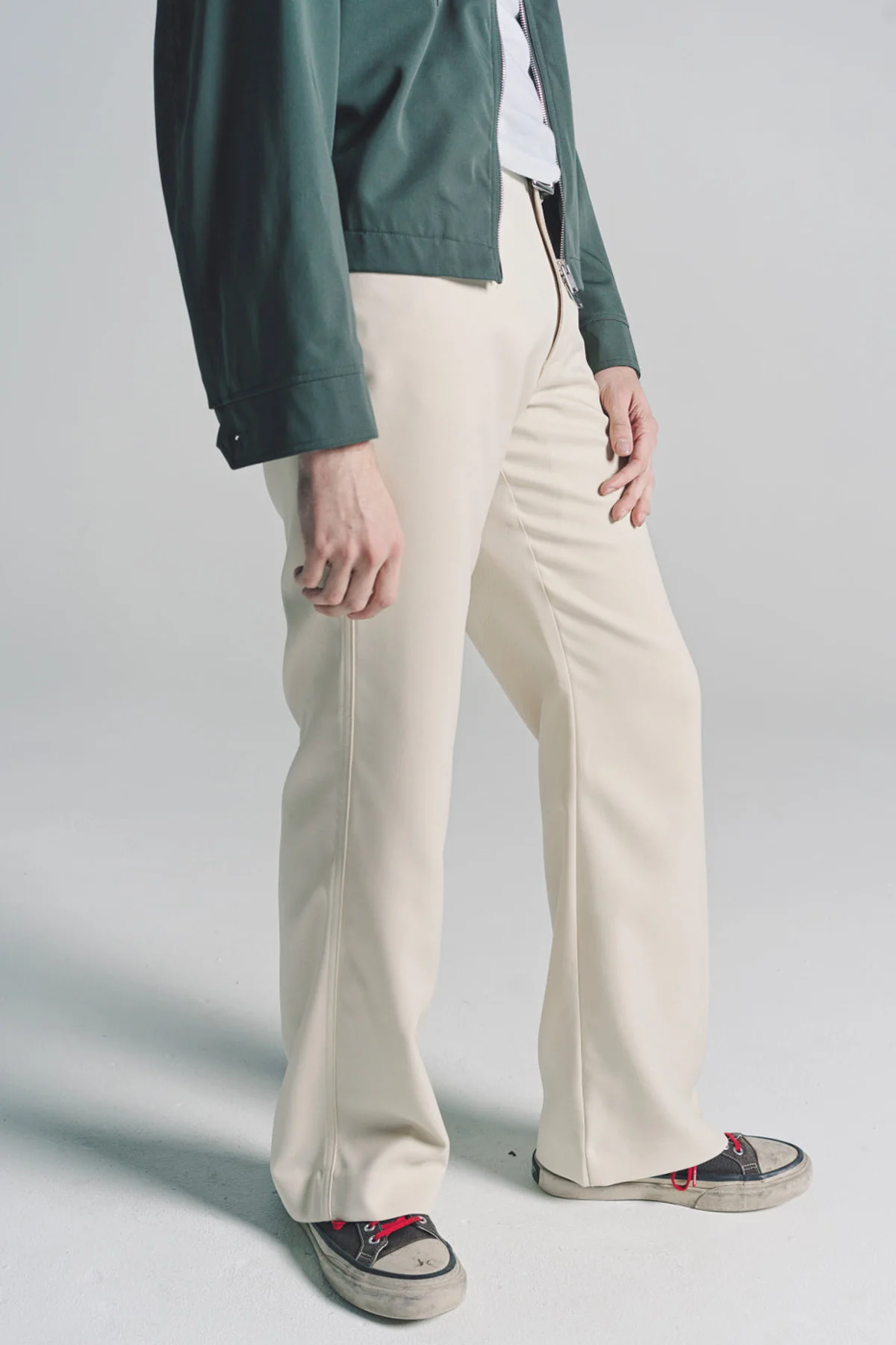 SECOND/LAYER | VALLUCO TROUSERS IN SOFT YELLOW - Image 2