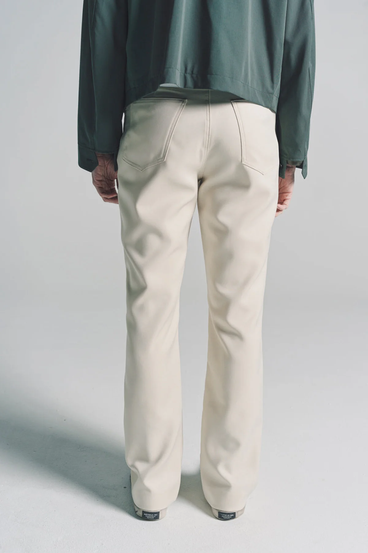 SECOND/LAYER | VALLUCO TROUSERS IN SOFT YELLOW - Image 3