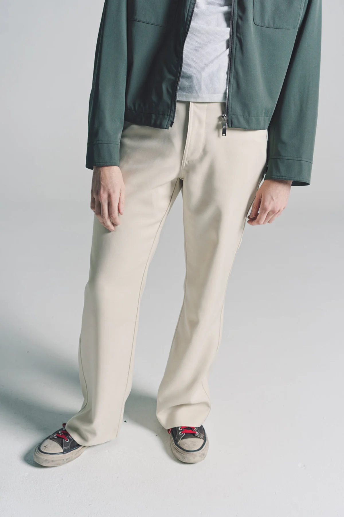 SECOND/LAYER | VALLUCO TROUSERS IN SOFT YELLOW - Image 5