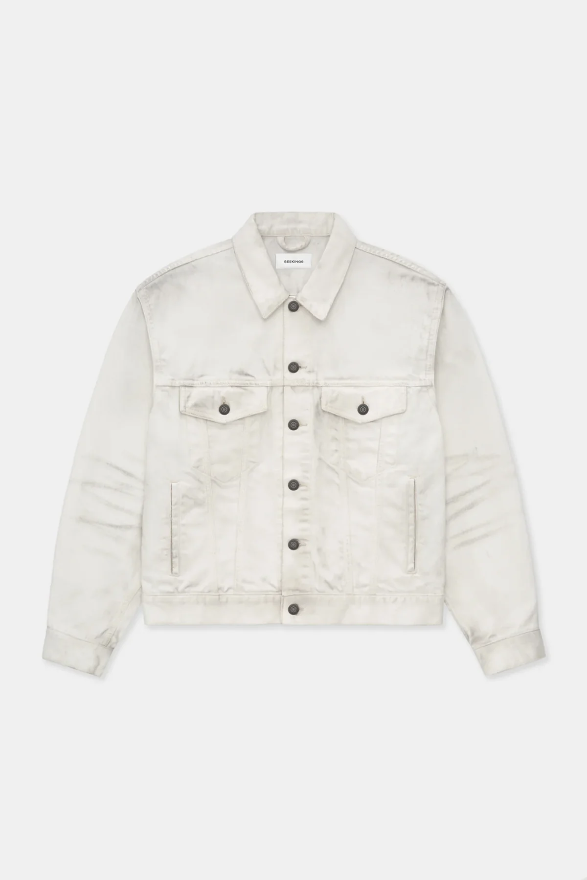 SEEKINGS | DIRTY DENIM TRUCKER JACKET