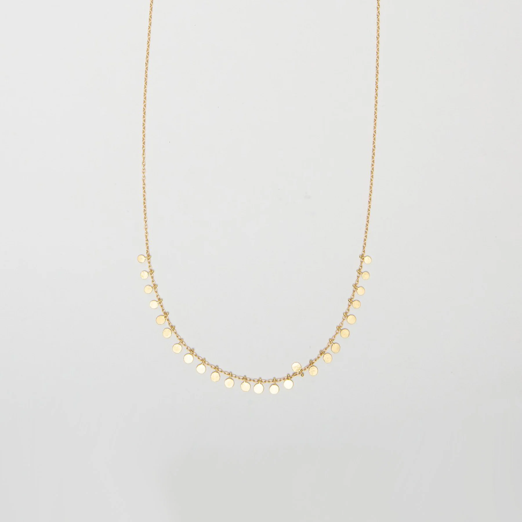 SIA TAYLOR | MEDIUM DOTS GOLD NECKLACE - Image 5
