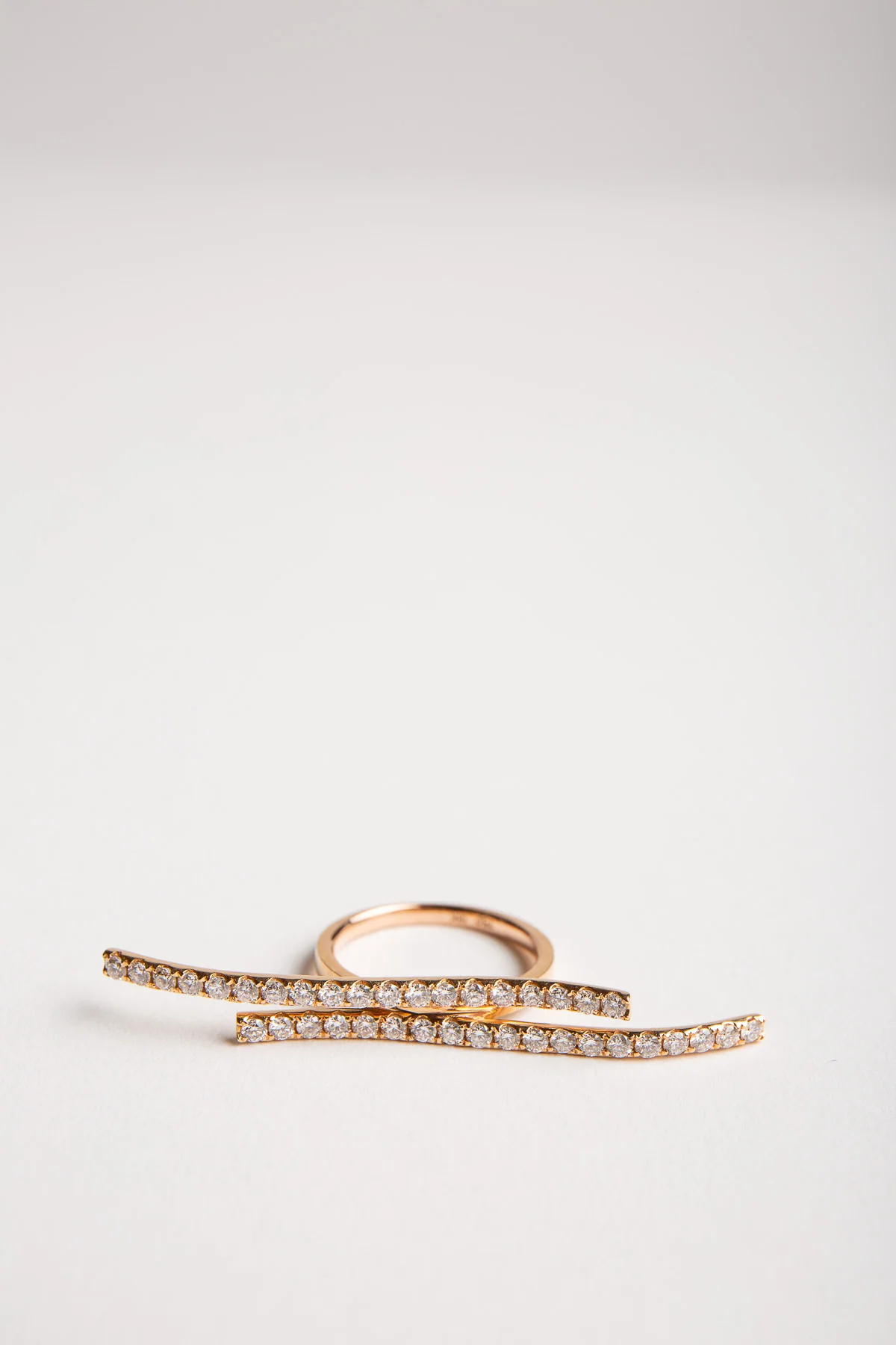 STEFERE | 18K ROSE GOLD 1.5 DIAMOND RING - Image 2
