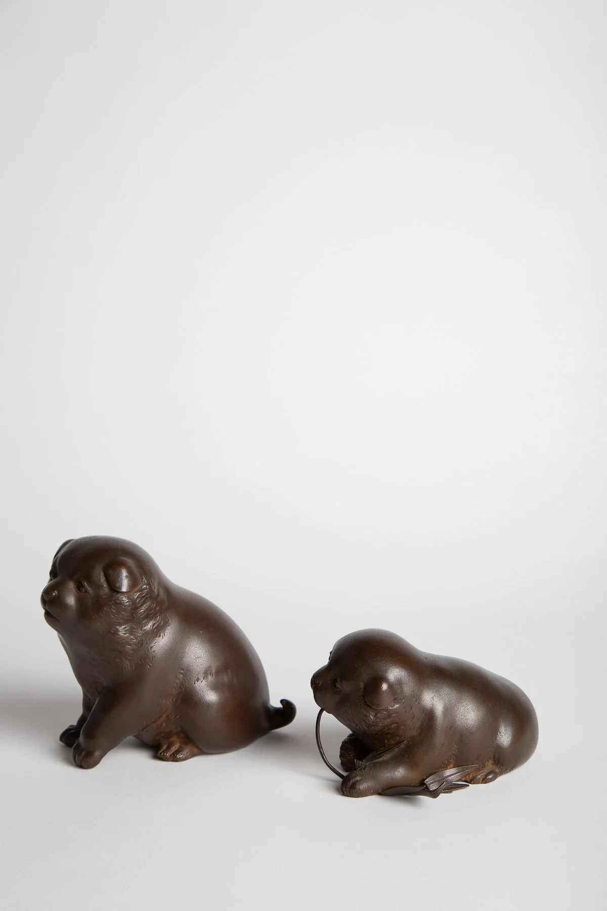 TAKAHASHI RYOUN | OKIMONOS OF PUPPIES - Image 2