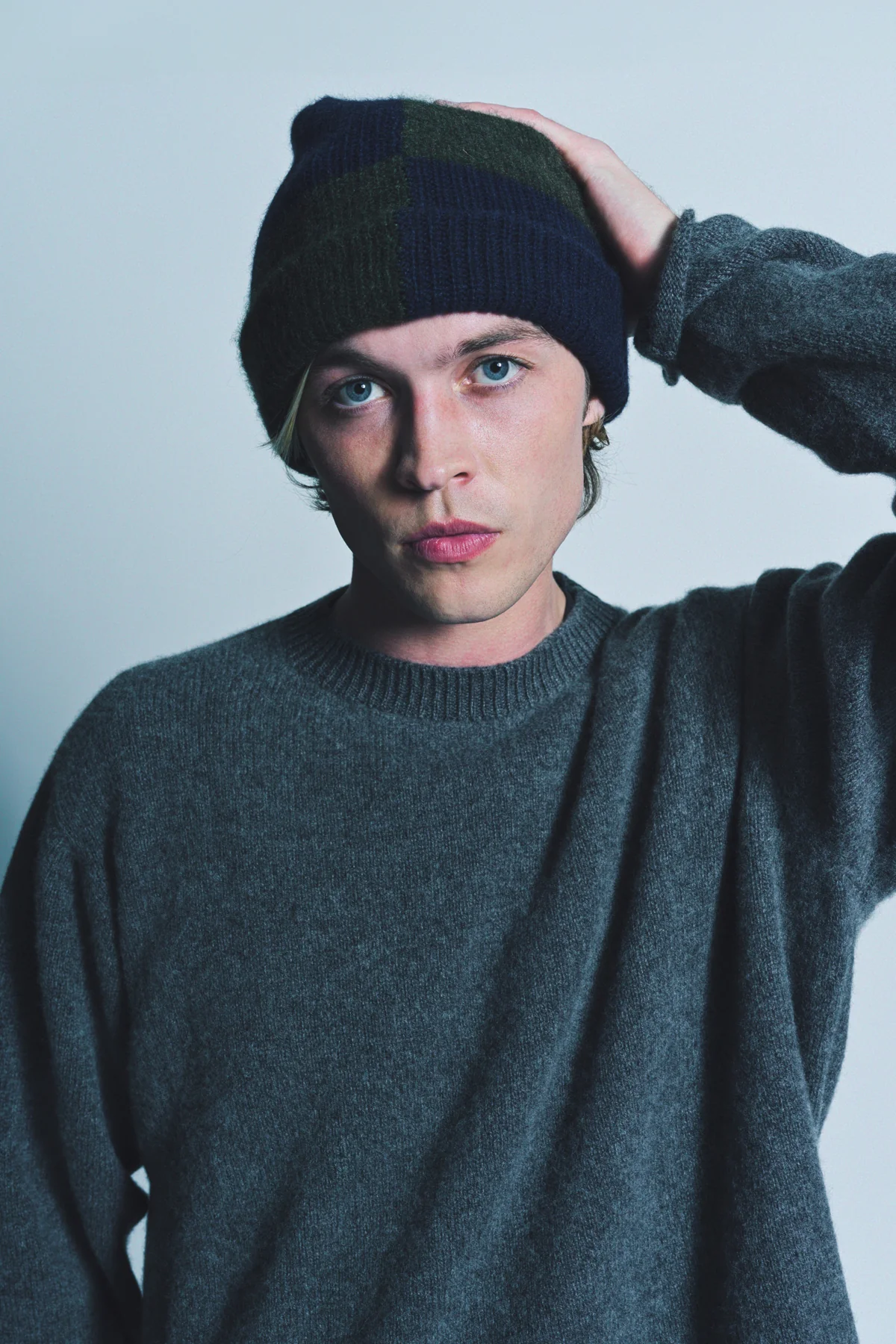 THE ELDER STATESMAN | CHECKED WATCHMAN CAP - Image 5