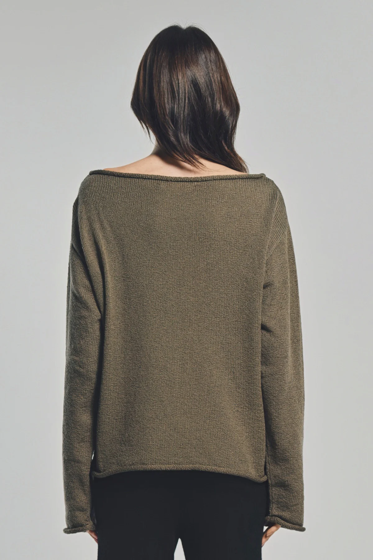 THE ELDER STATESMAN | NORA LIGHT OVERSIZED CREWNECK - Image 4