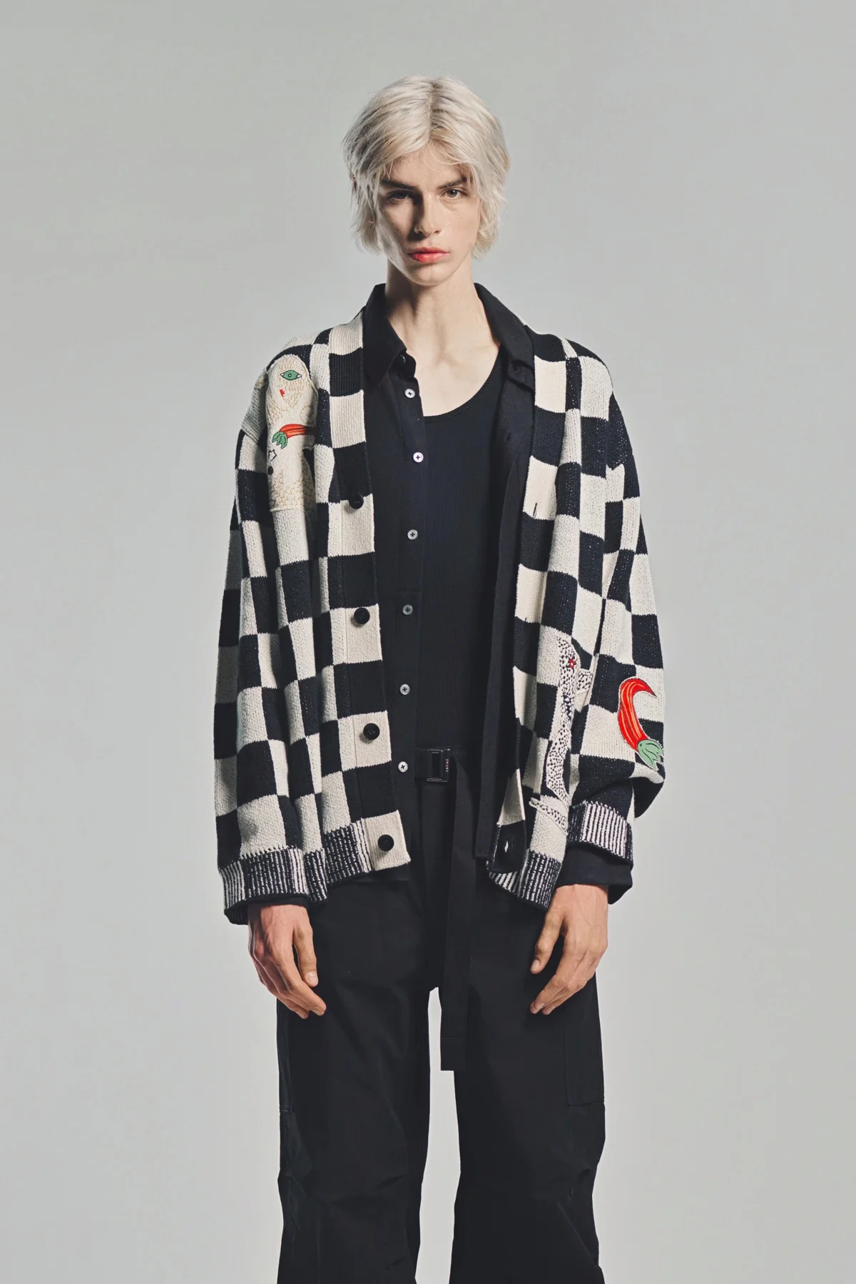 THE ELDER STATESMAN | NORA LITE CREATURES CARDIGAN - Image 2