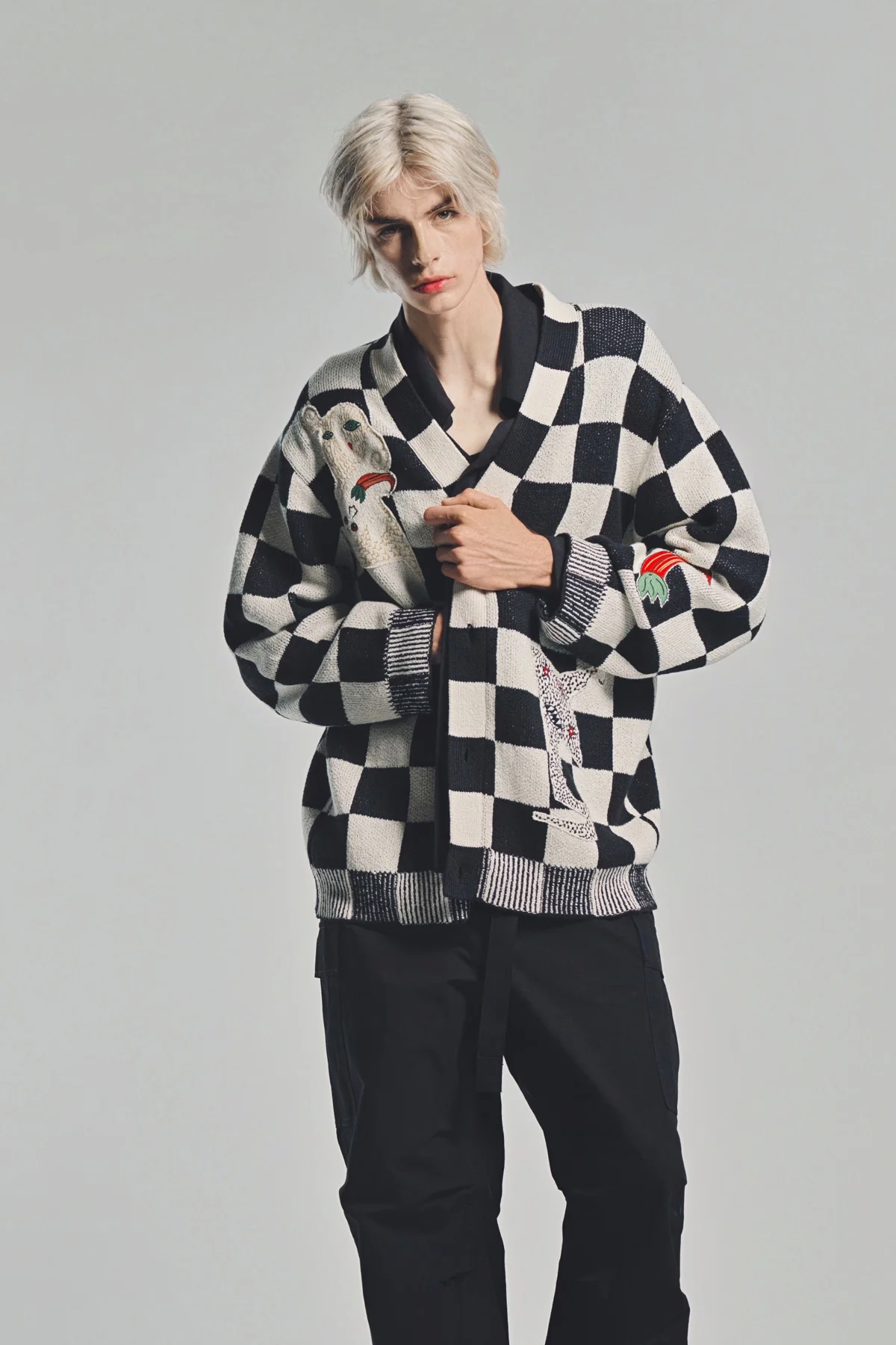 THE ELDER STATESMAN | NORA LITE CREATURES CARDIGAN - Image 5