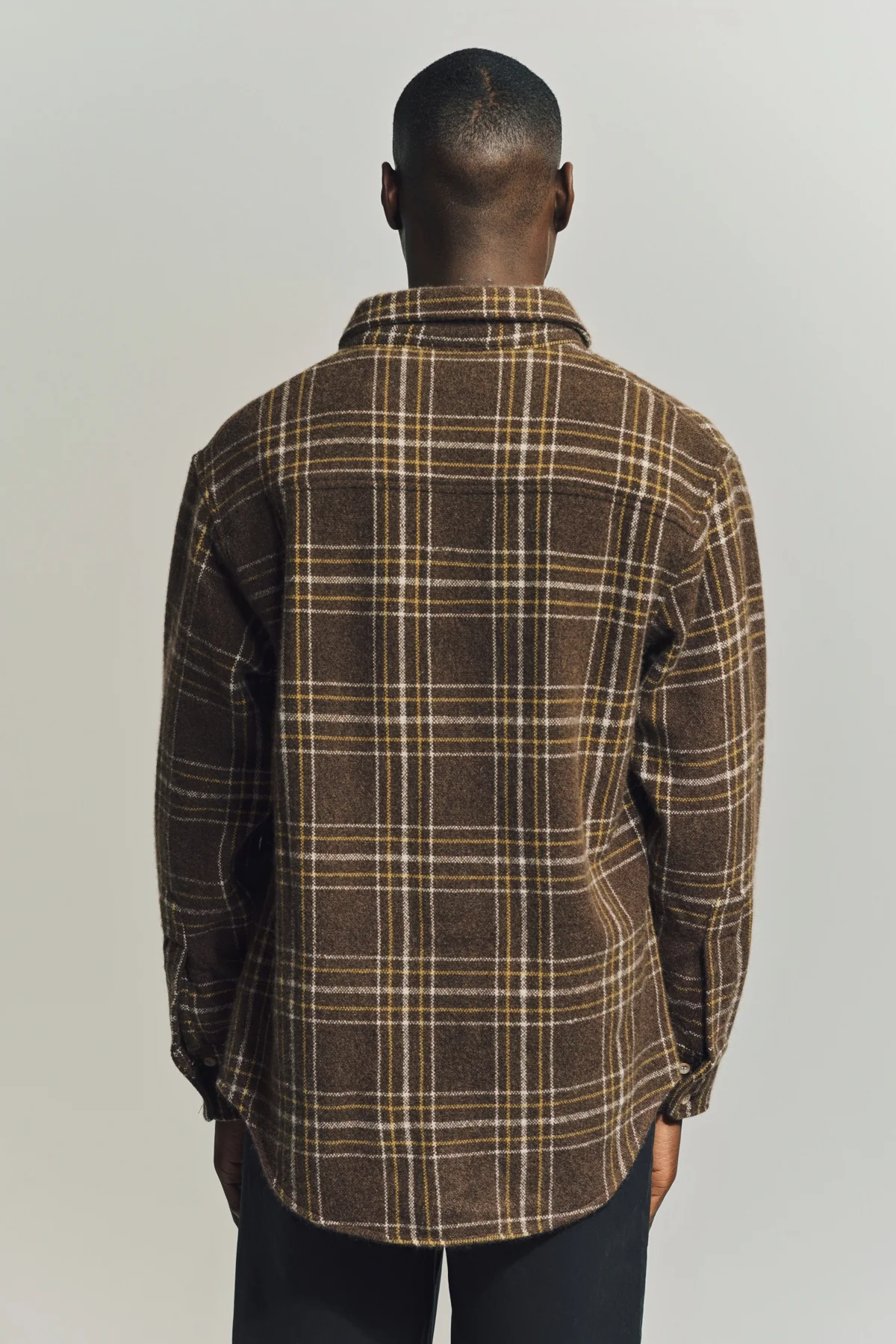 THE ELDER STATESMAN | SABLE PLAID OVERSHIRT - Image 4
