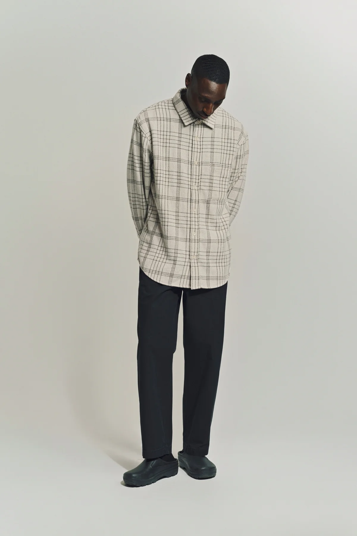 THE ELDER STATESMAN | SABLE PLAID OVERSHIRT - Image 6