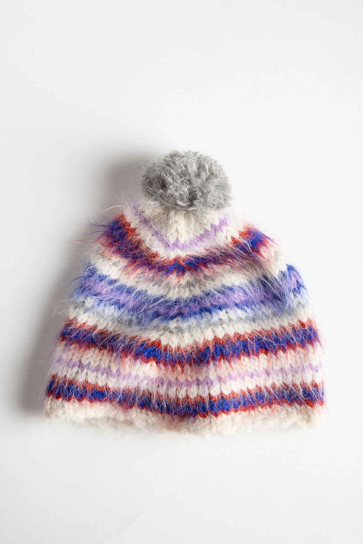 THE ELDER STATESMAN | THISTLE VINEYARD STRIPE BEANIE - Image 2