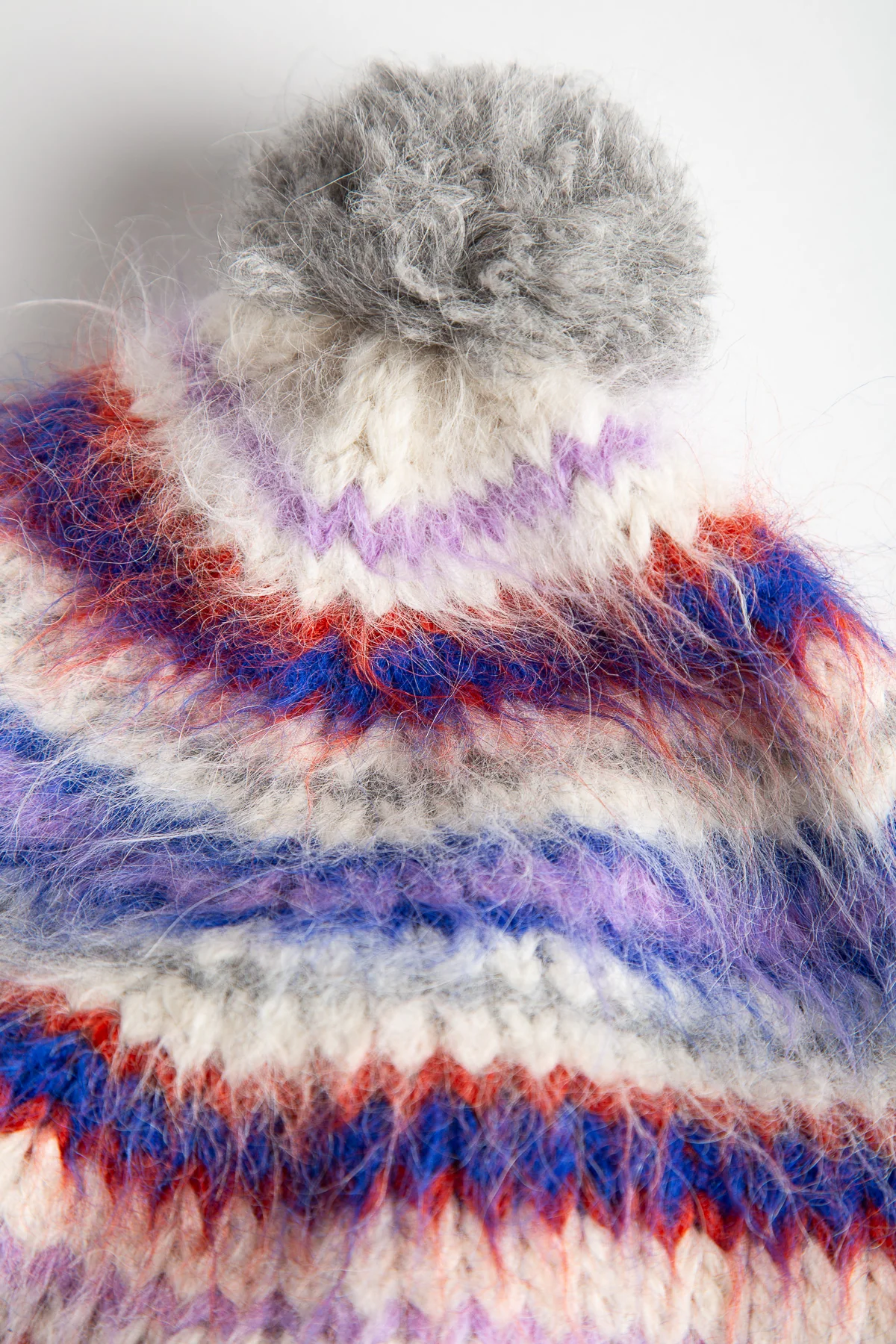 THE ELDER STATESMAN | THISTLE VINEYARD STRIPE BEANIE - Image 3