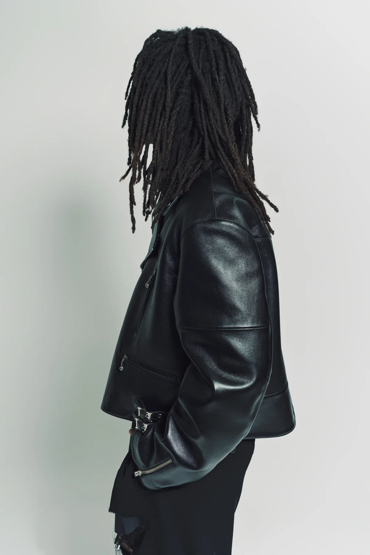 THE SOLOIST | TWO-WAY CROP RIDER JACKET - Image 3