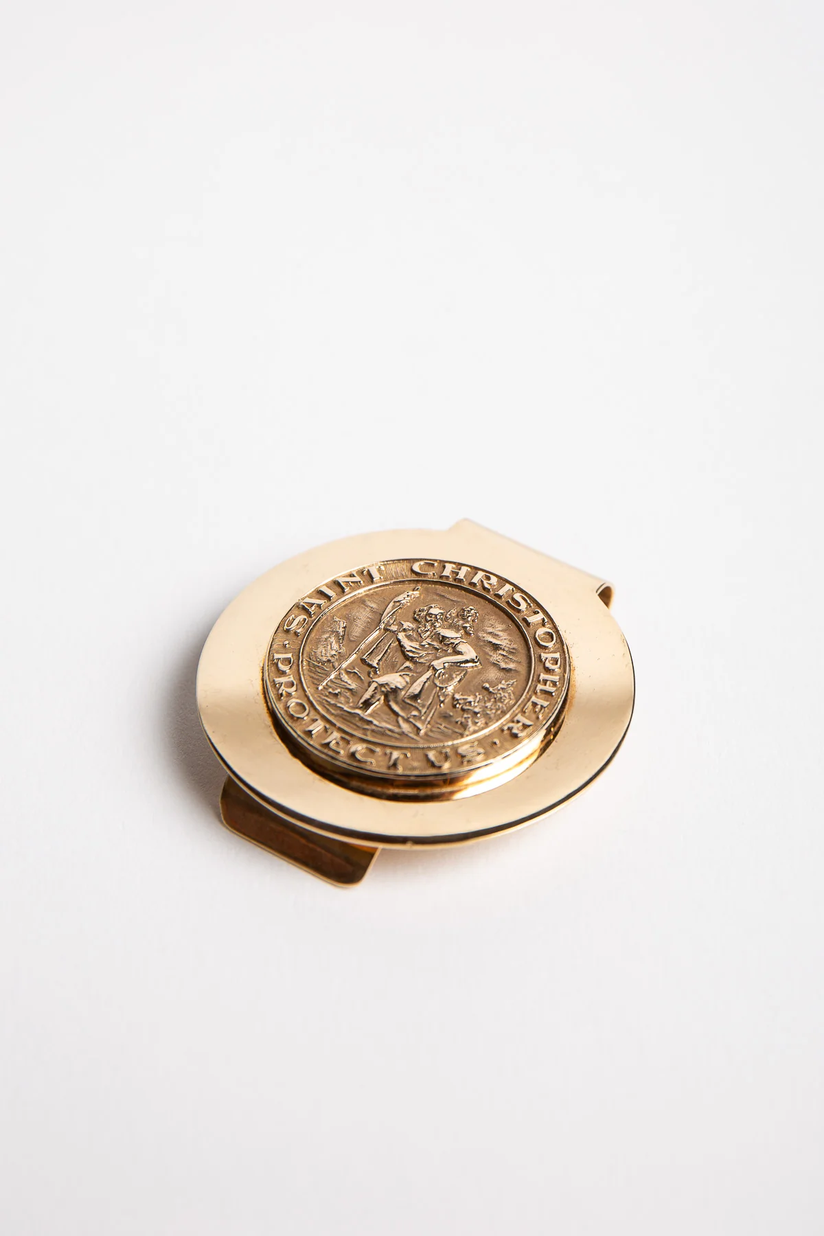 TIFFANY & CO. | 1970'S 14K ST.CHRISTOPHER MONEYCLIP - Image 2