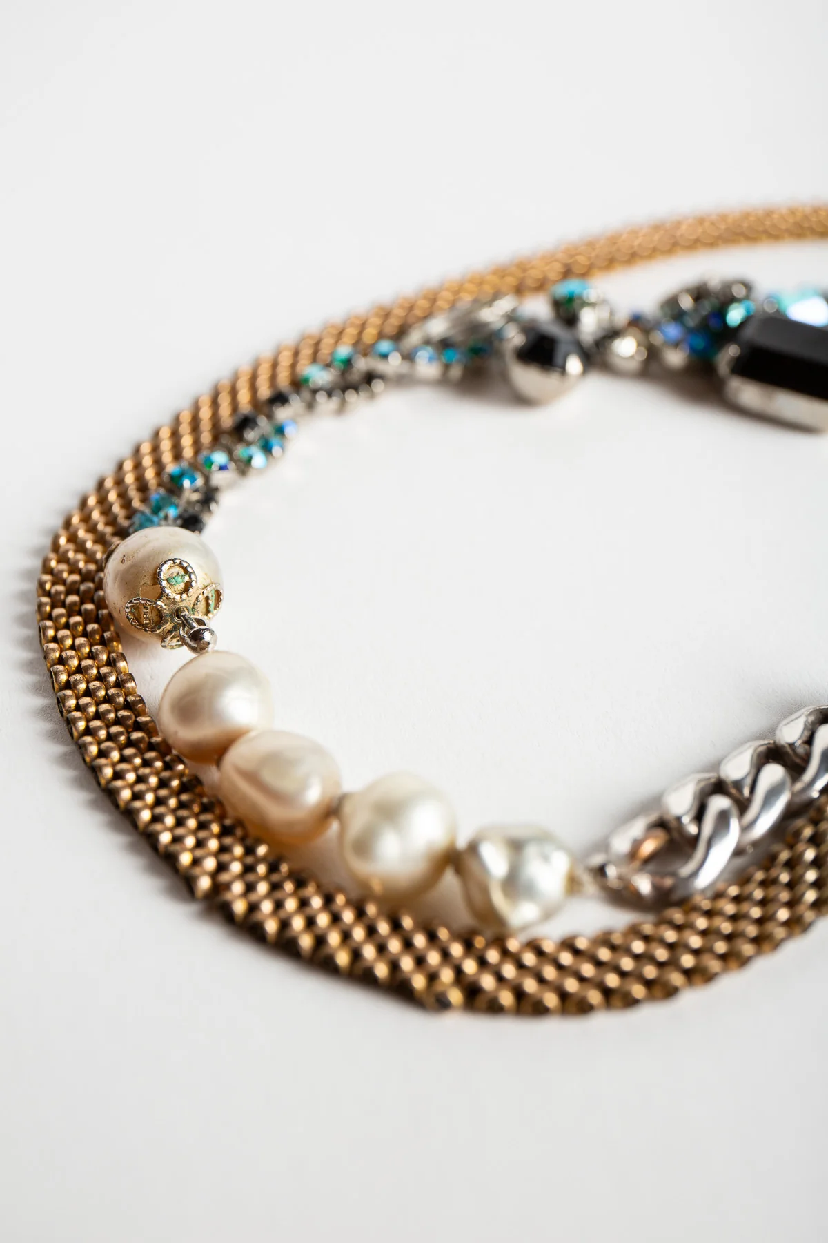 TOM BINNS | CHARMS OFFENSIVE BLUE-STONE NECKLACE - Image 2