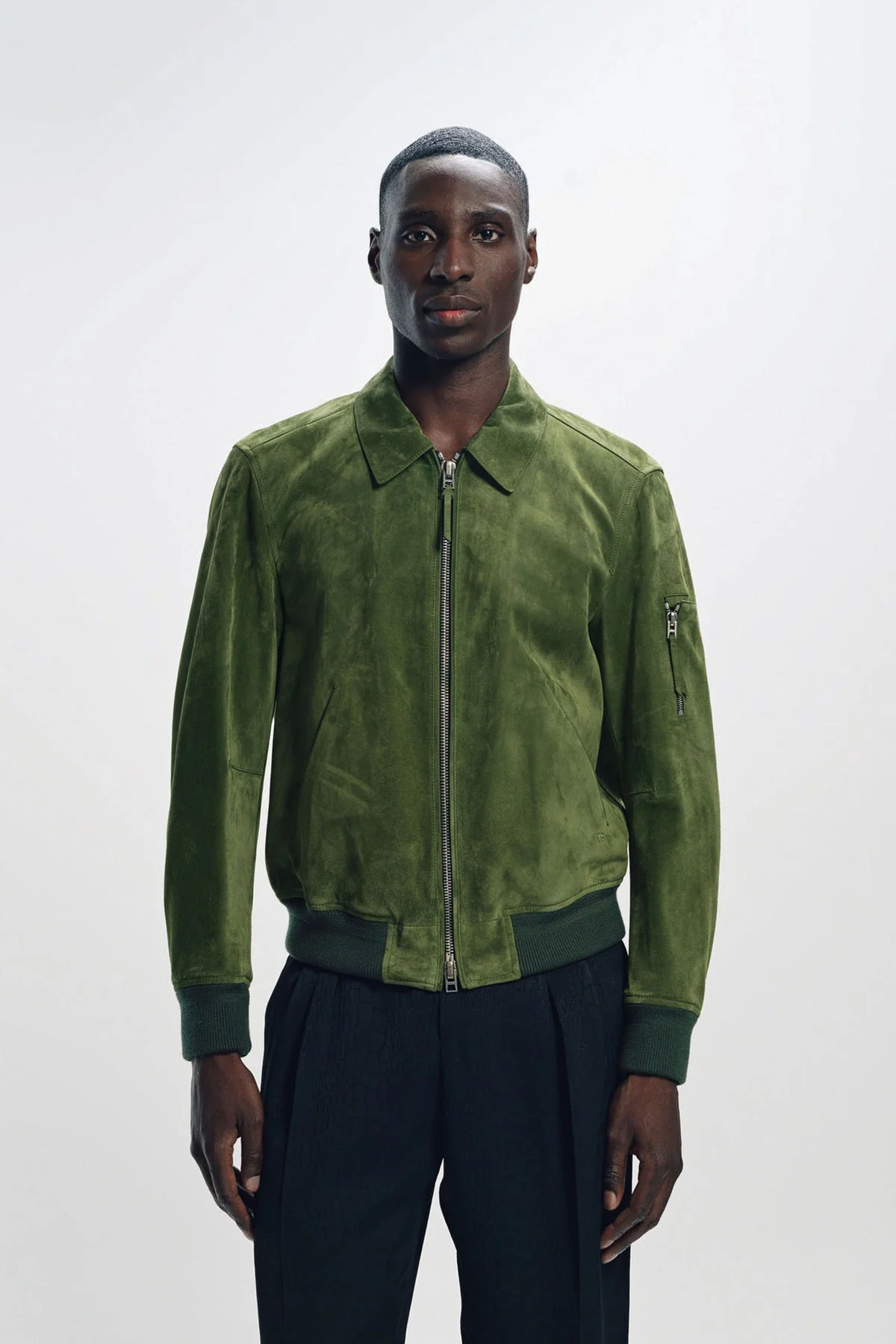 TOM FORD | CASHMERE SUEDE COLLAR BLOUSON - Image 2