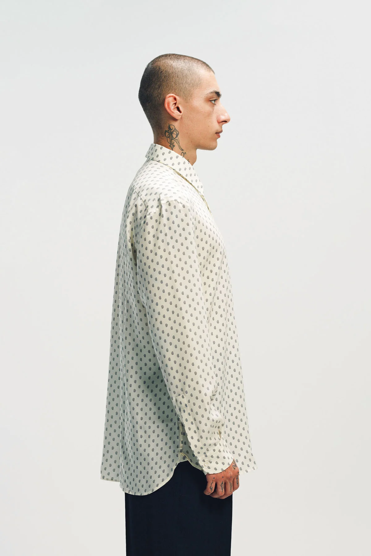 TOM FORD | CREPE DE CHINE PAISLEY PRINT FLUID FIT SHIRT - Image 5