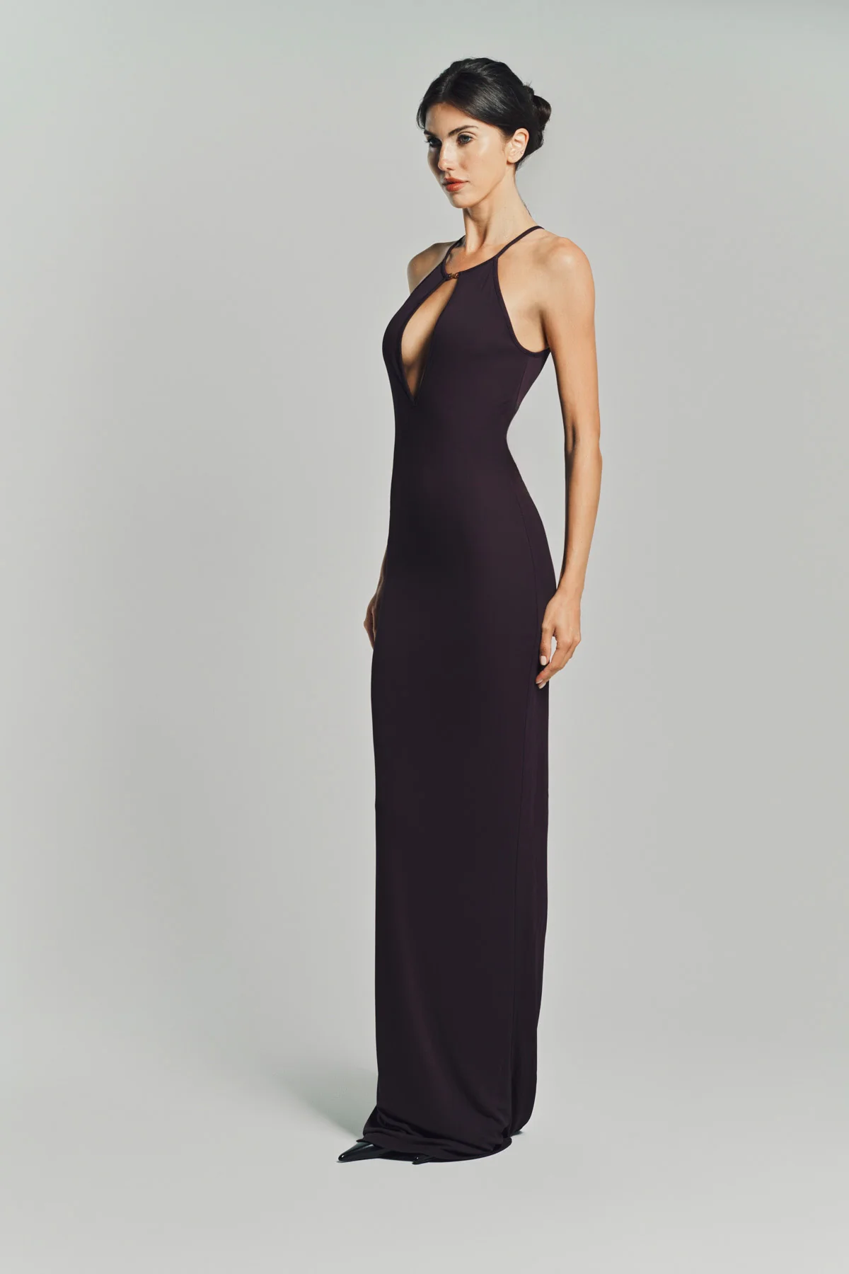 TOM FORD | HALTERNECK EVENING DRESS WITH CUT OUT - Image 5