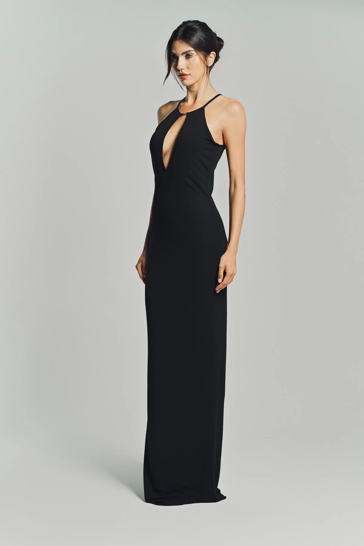 TOM FORD | HALTERNECK EVENING DRESS WITH CUT OUT - Image 6