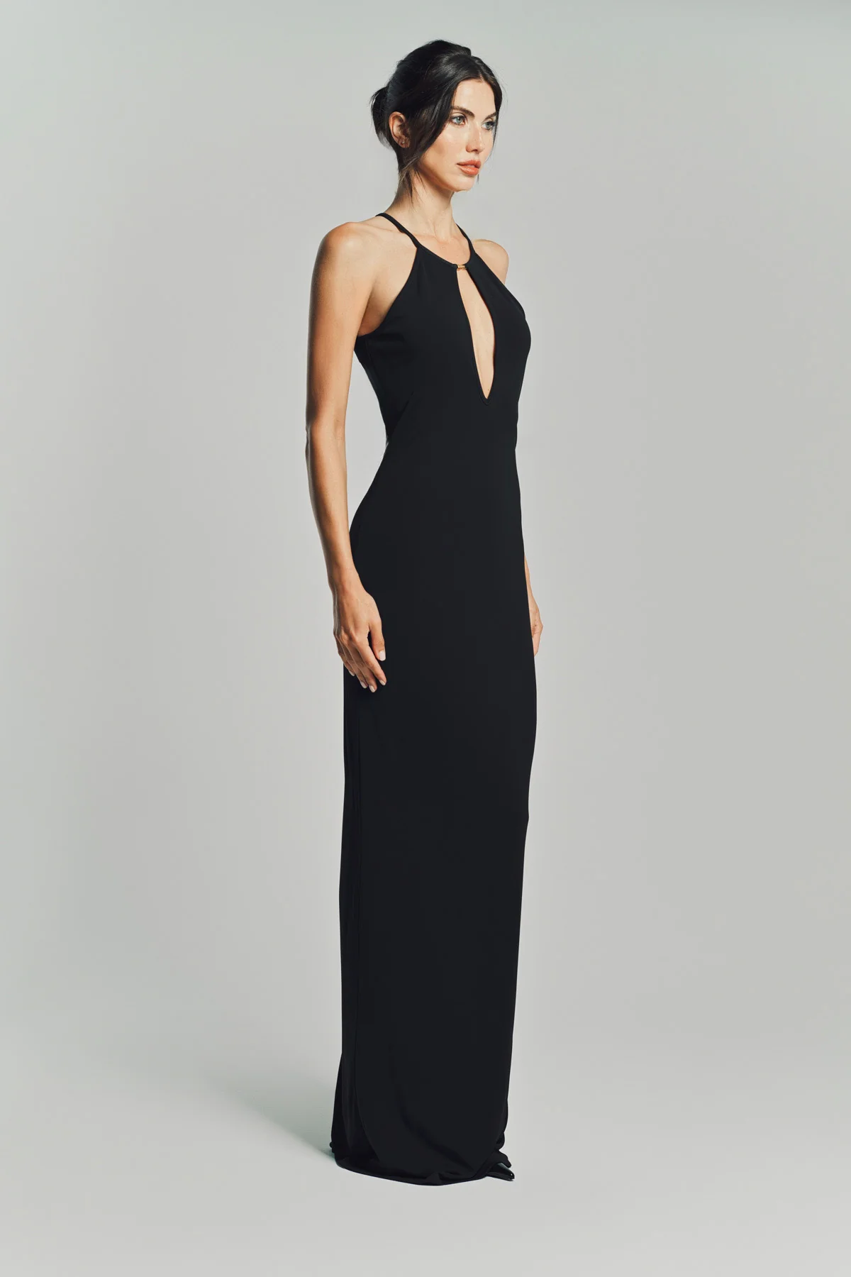 TOM FORD | HALTERNECK EVENING DRESS WITH CUT OUT - Image 8