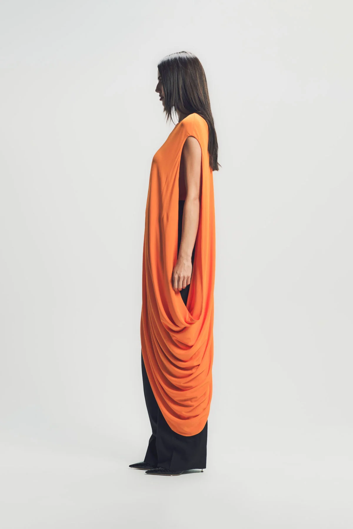 TOM FORD | IMPOSSIBLE ASYMMETRIC CAP SLEEVE TOP - Image 3