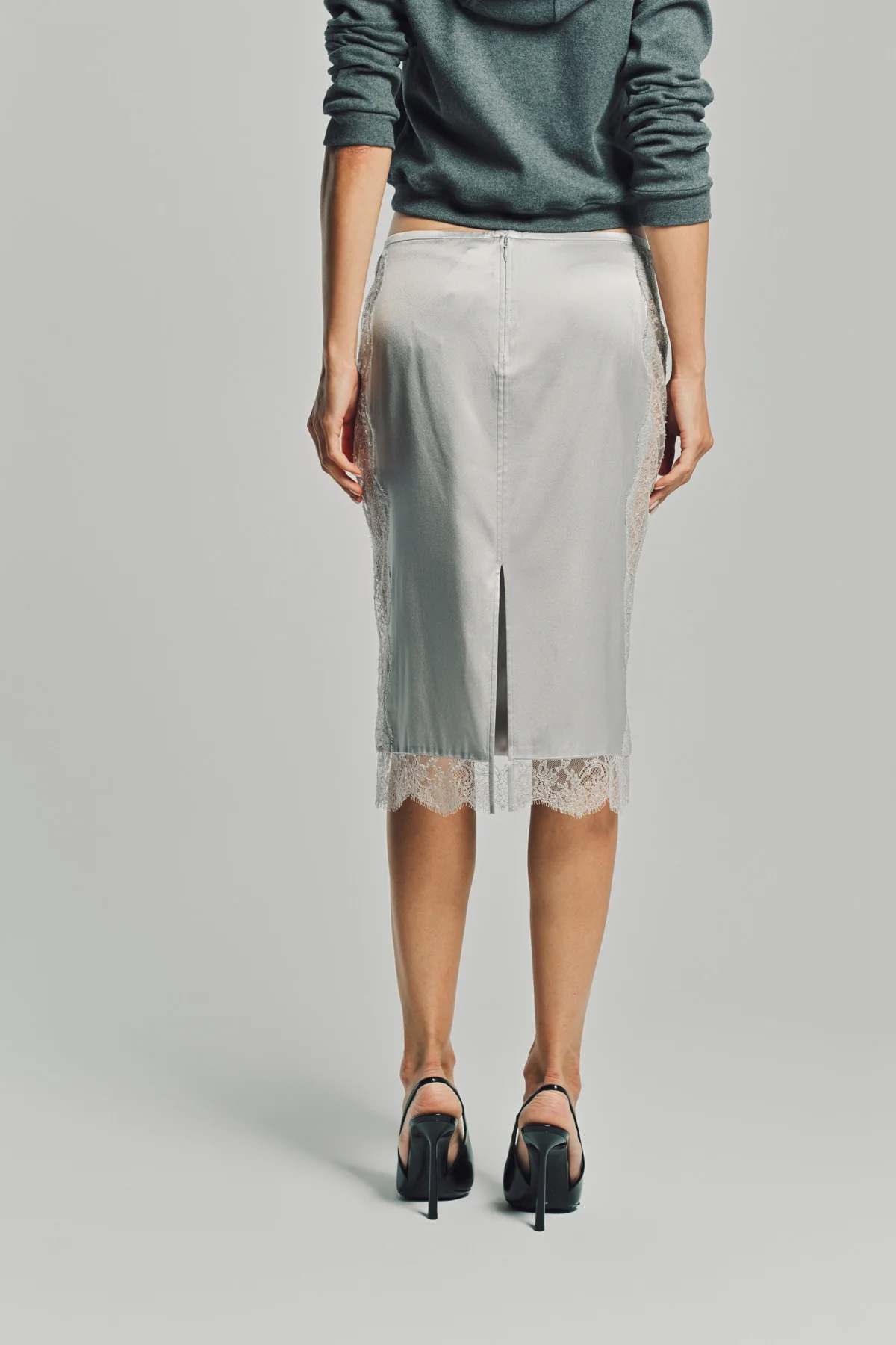 TOM FORD | KNEE-LENGTH SKIRT WITH LACE INSERTS - Image 5