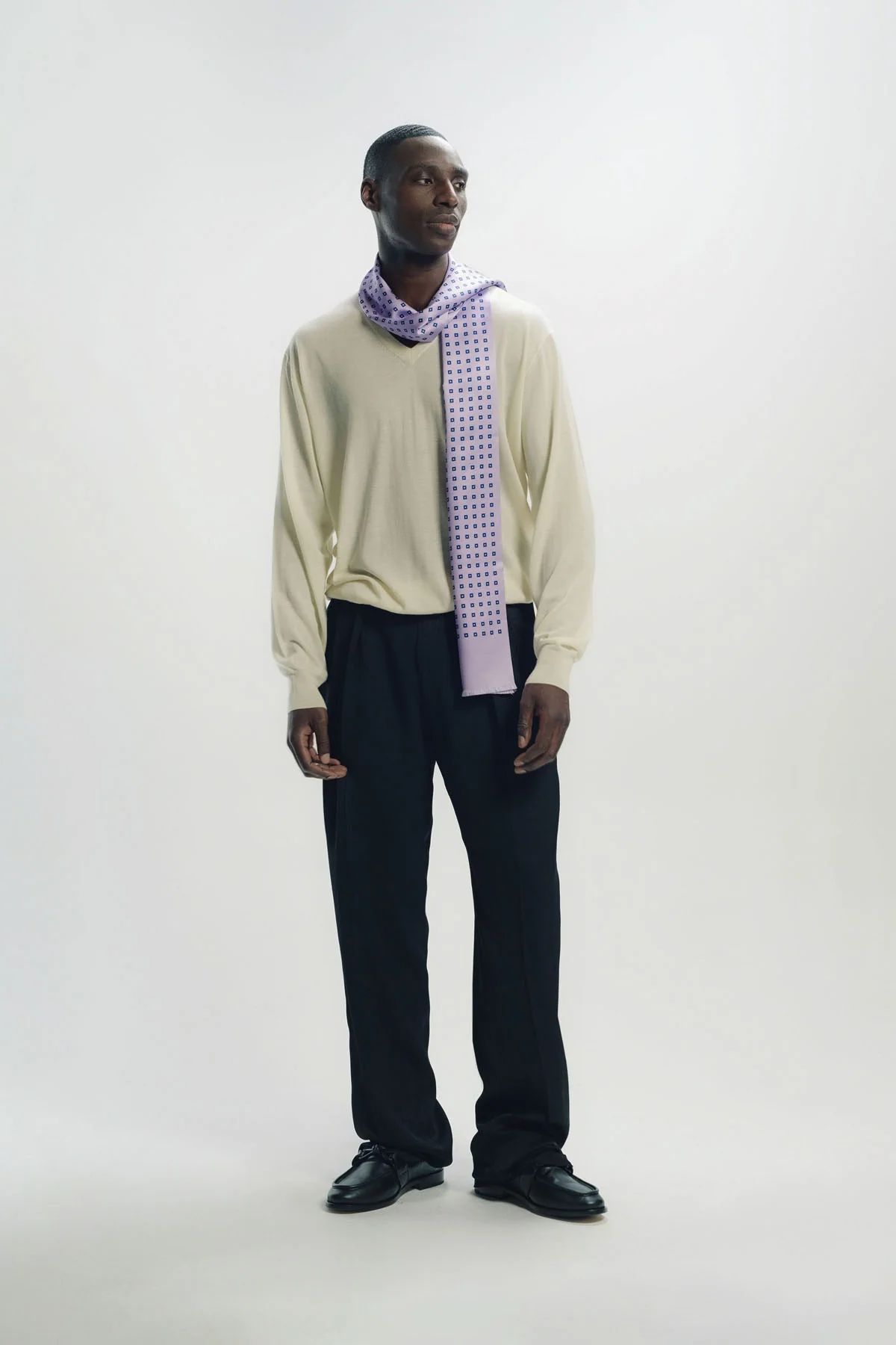 TOM FORD | SQUARE DOT JACQUARD SCARF - Image 2