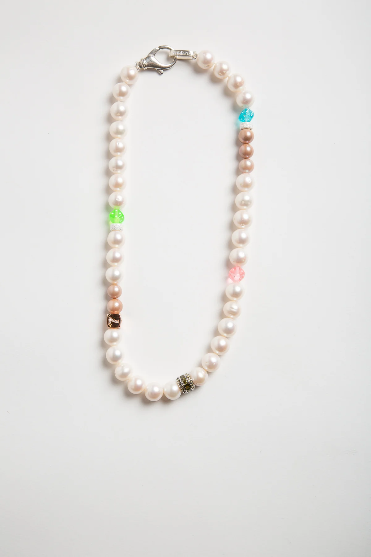 TRIN-KET | MIXED PEARL CHOKER NECKLACE - Image 2