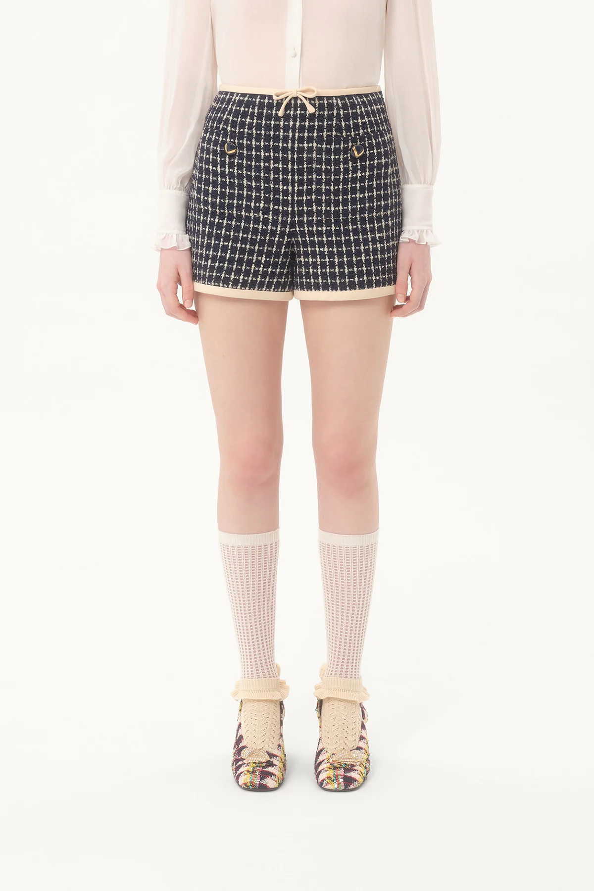 VALENTINO | BOUCLE SHORTS - Image 2