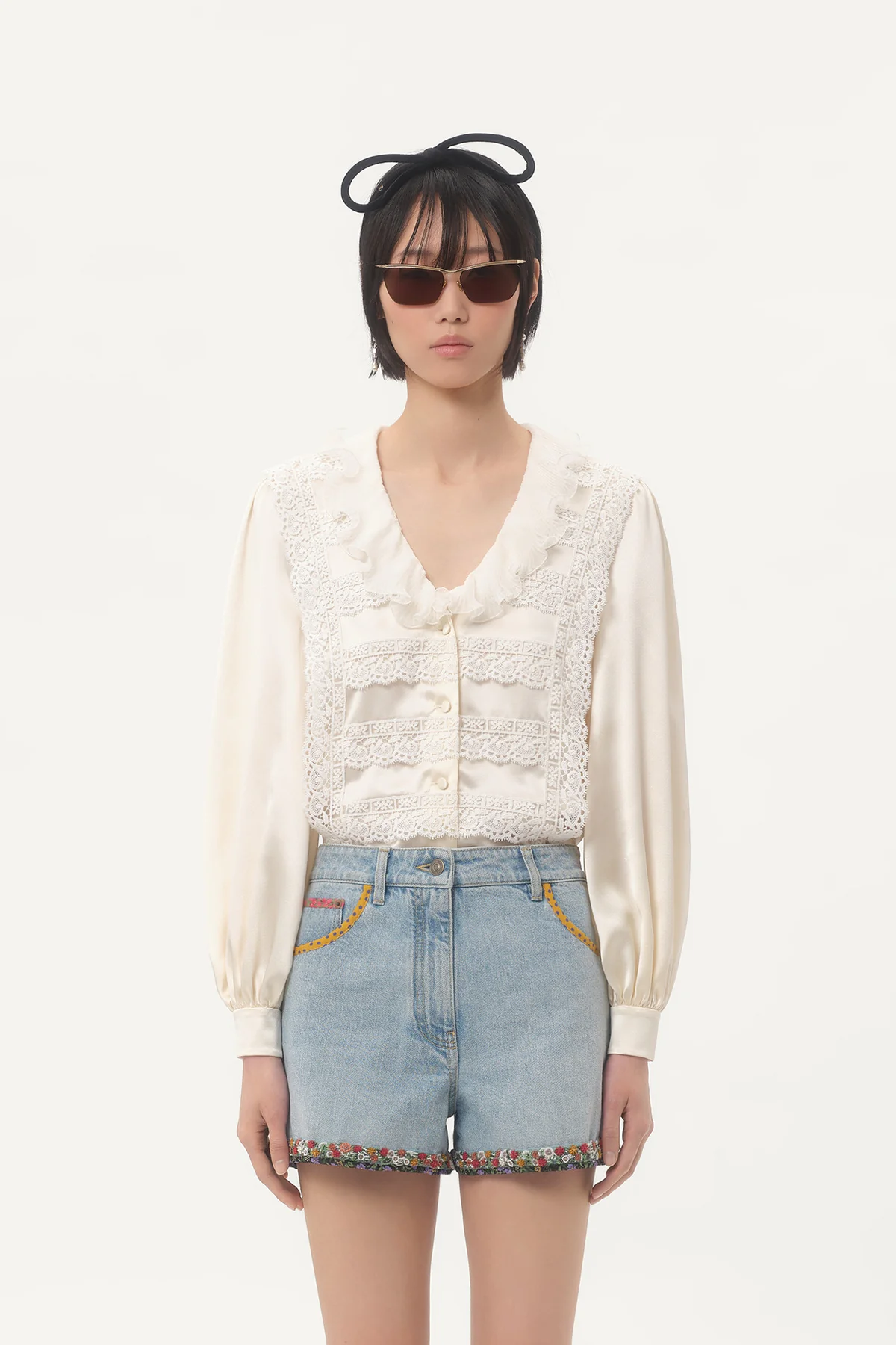 VALENTINO | CREPE SATIN SHIRT - Image 2