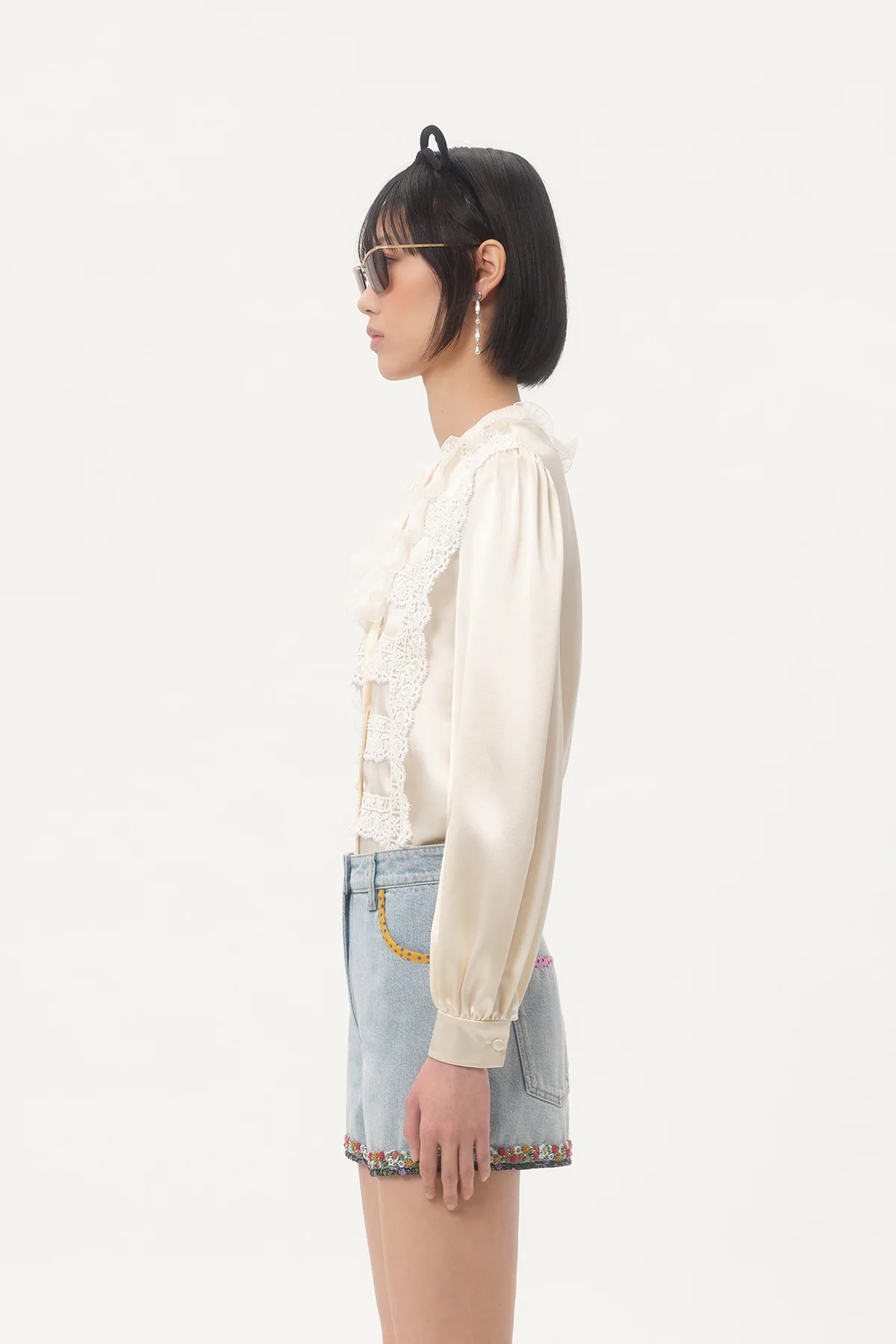 VALENTINO | CREPE SATIN SHIRT - Image 4