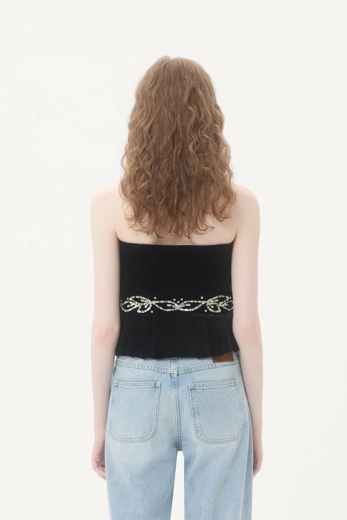 VALENTINO | EMBROIDERED BOW TOP - Image 3