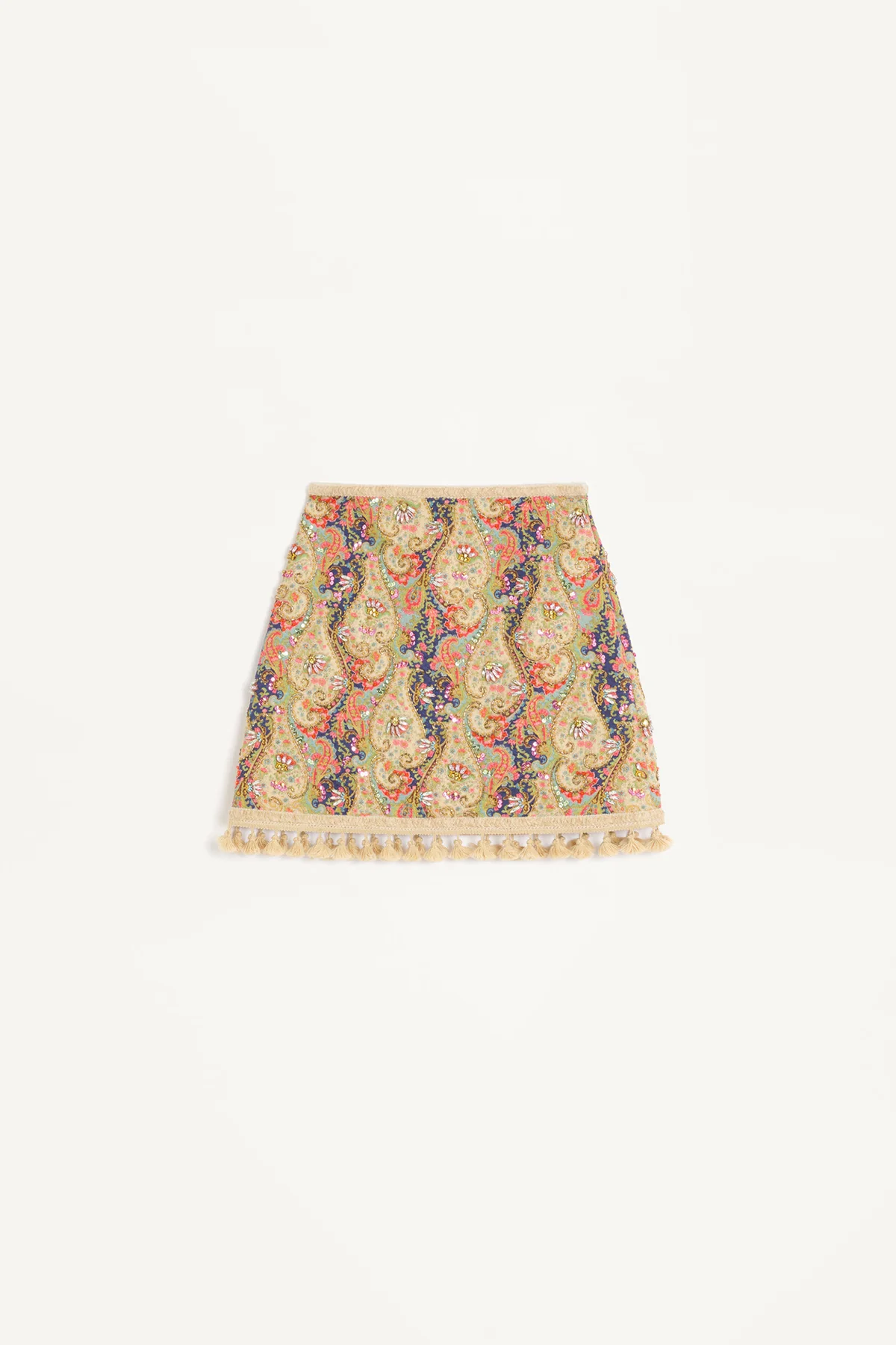 VALENTINO | EMBROIDERED FLORA SKIRT - Image 5