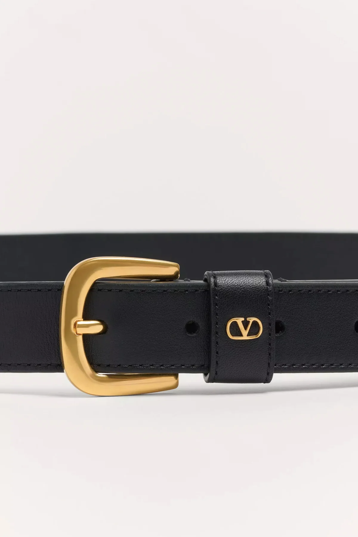VALENTINO GARAVANI | VLOGO SIGNATURE BELT IN SHINY CALFSKIN 25 MM - Image 4