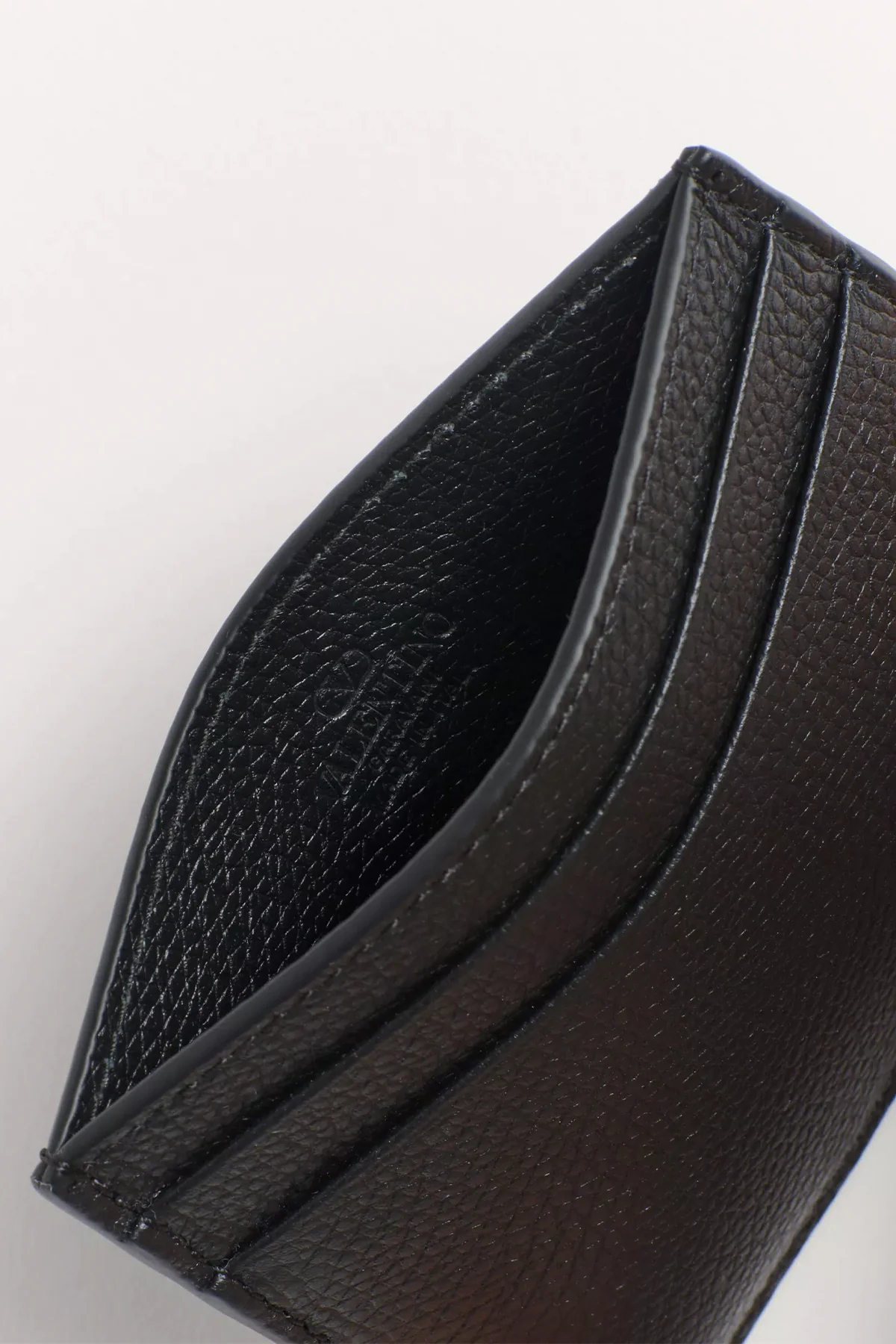 VALENTINO GARAVANI | VLOGO SIGNATURE GRAINY CALFSKIN CARD HOLDER - Image 5