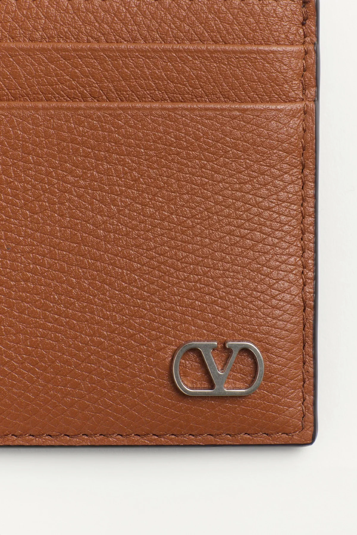 VALENTINO GARAVANI | VLOGO SIGNATURE GRAINY CALFSKIN CARD HOLDER - Image 7