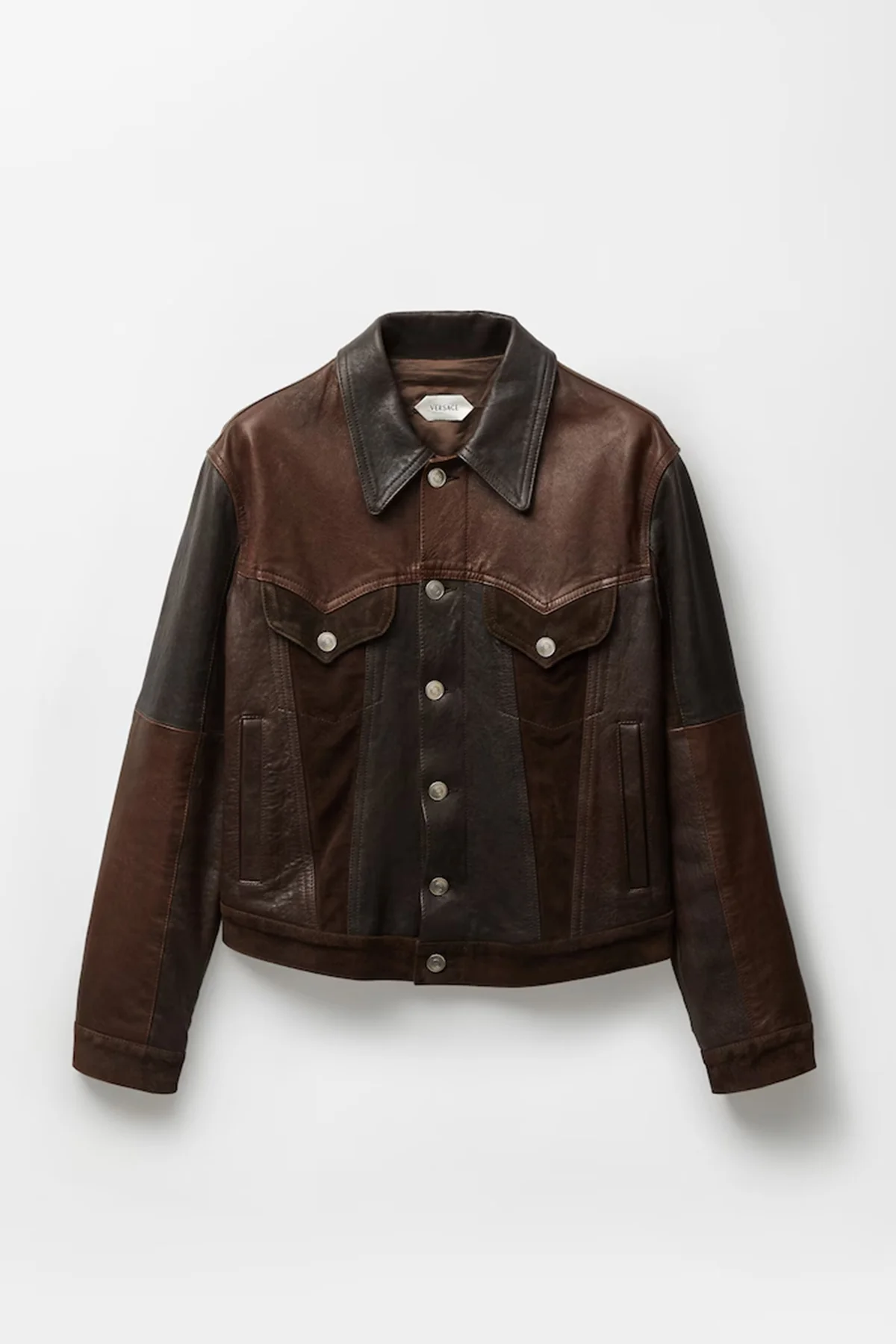 VERSACE | LEATHER BLOUSON