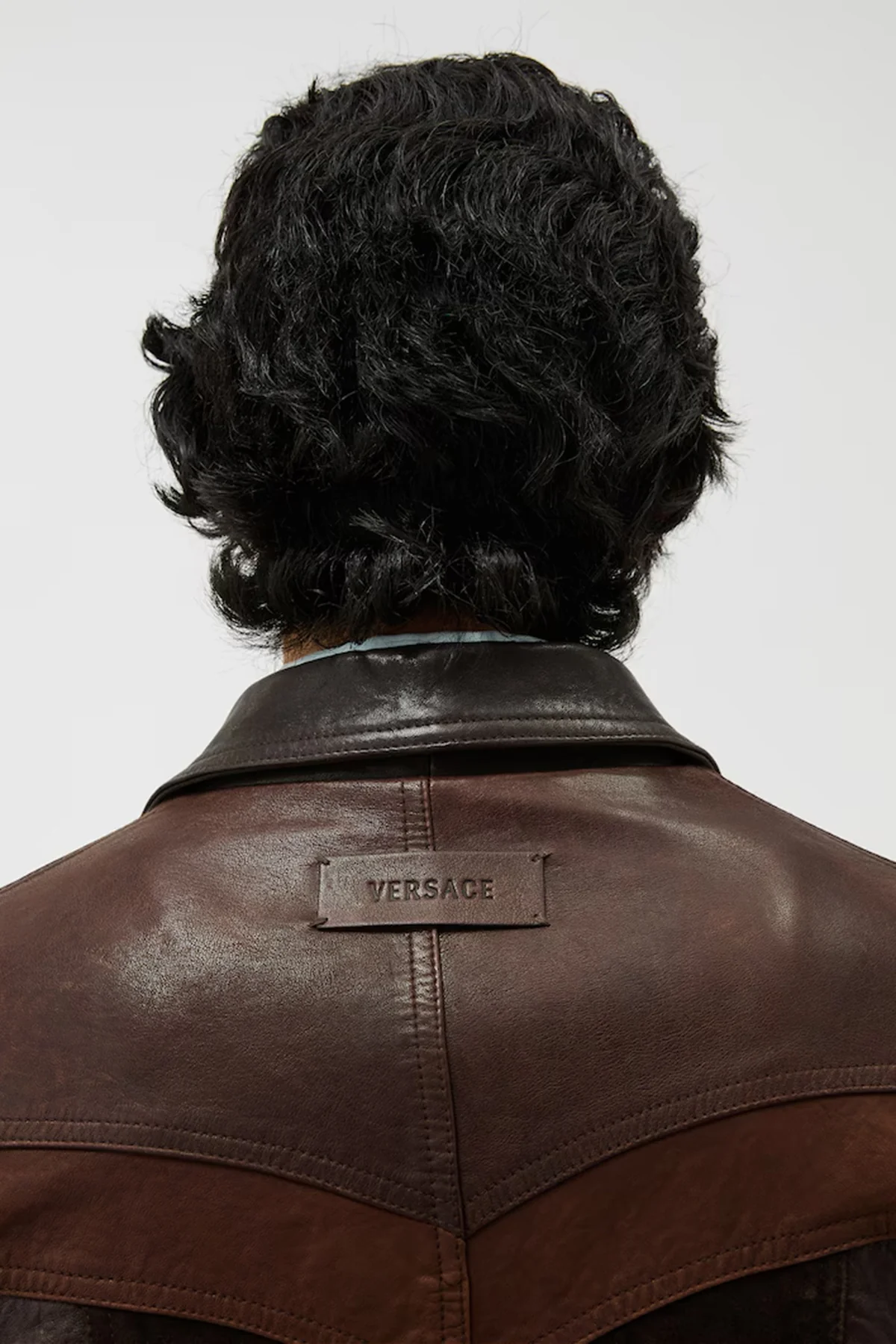 VERSACE | LEATHER BLOUSON - Image 5
